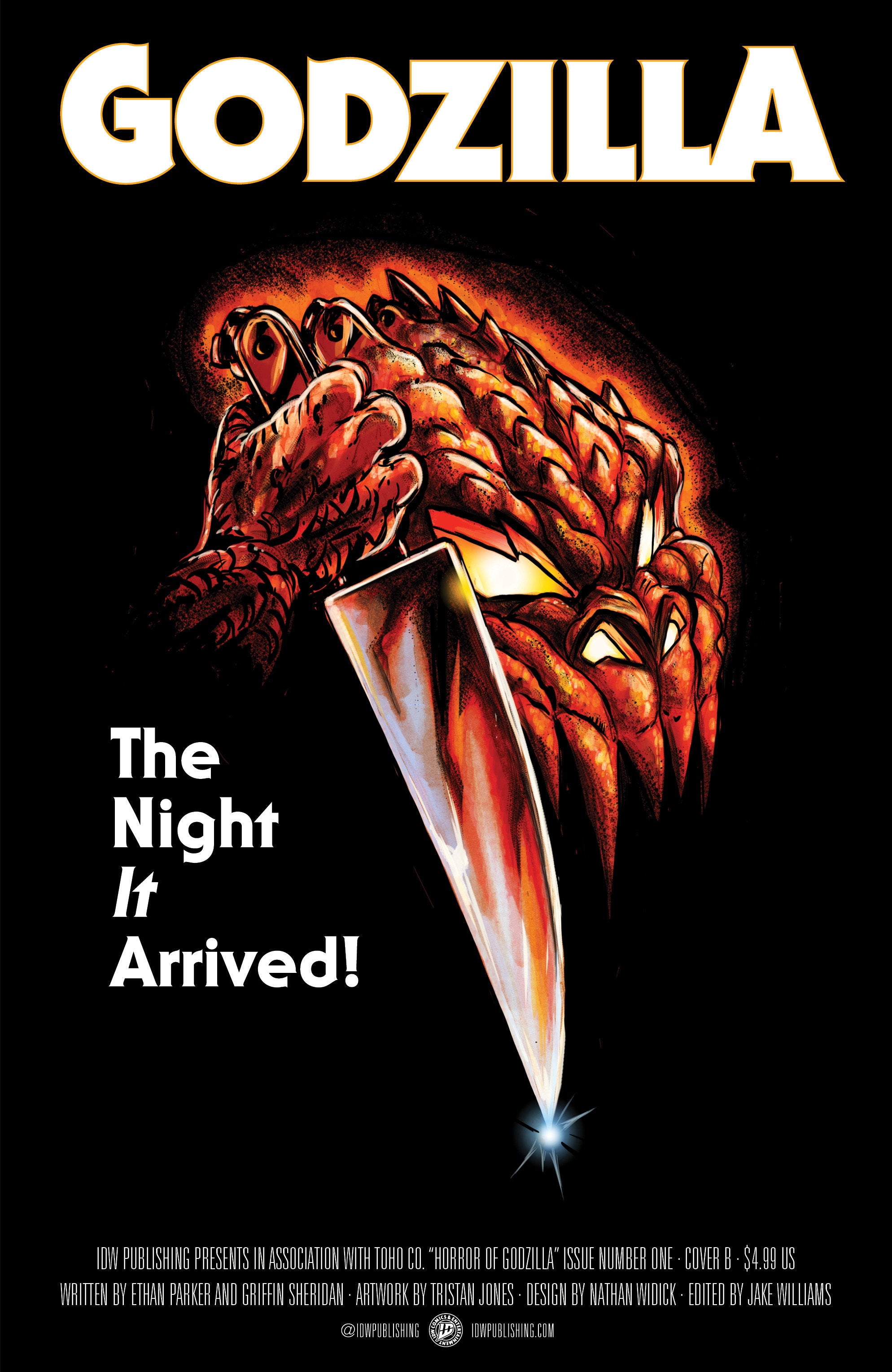 The Horror Of Godzilla [Kai Sei Era] #1 Cover B Pablo Tunica Movie Homage Variant
