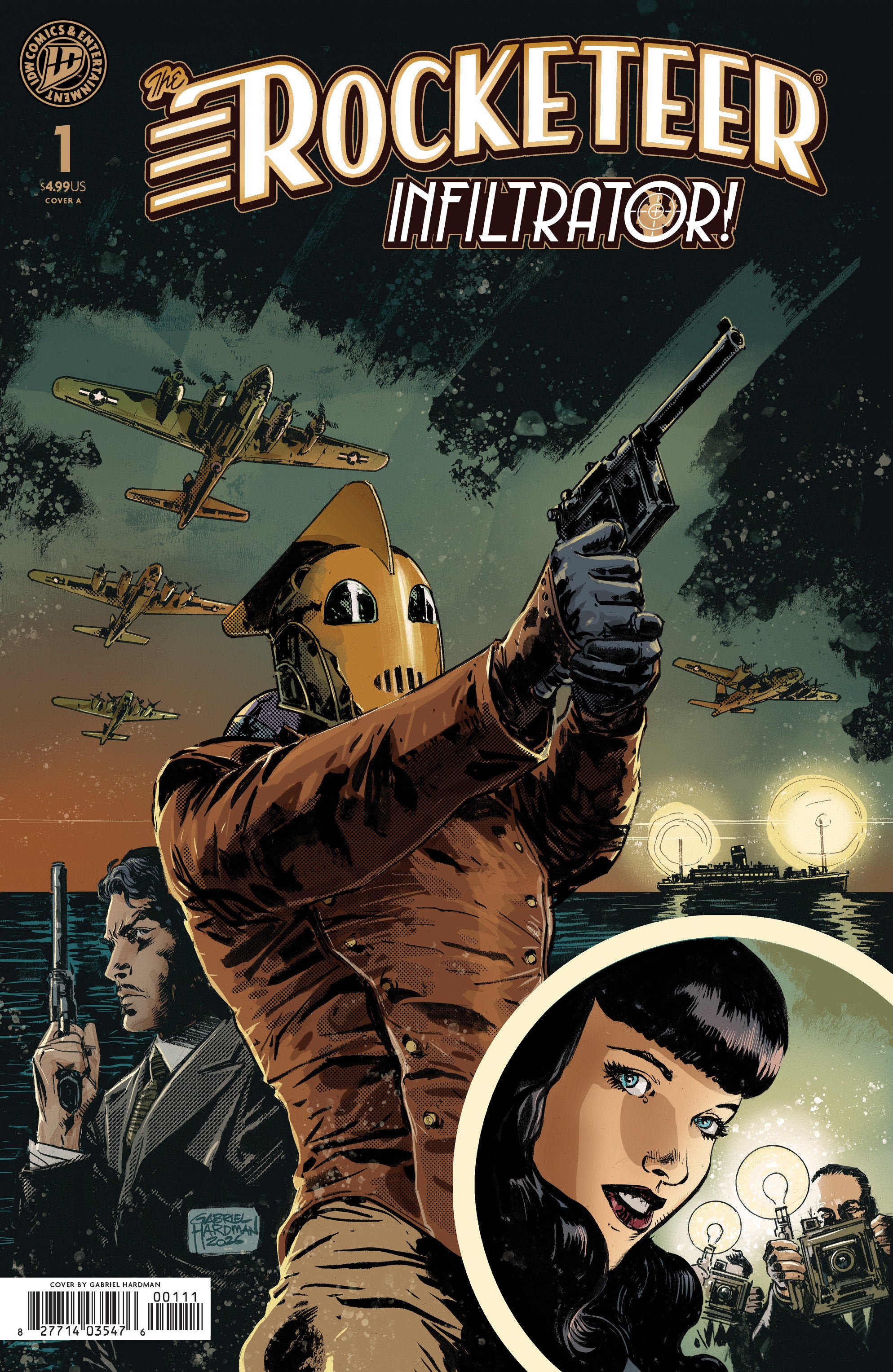 The Rocketeer: Infiltrator! #1 Cover A Gabriel Hardman