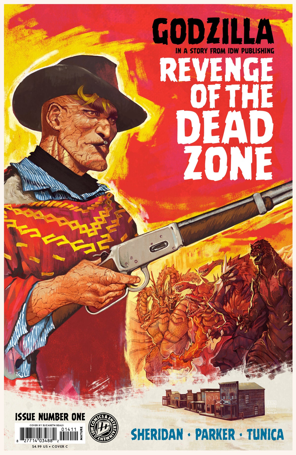 Godzilla: Revenge of the Deadzone [Kai Sei Era] #1 Cover C Elizabeth Beals Movie Homage Variant