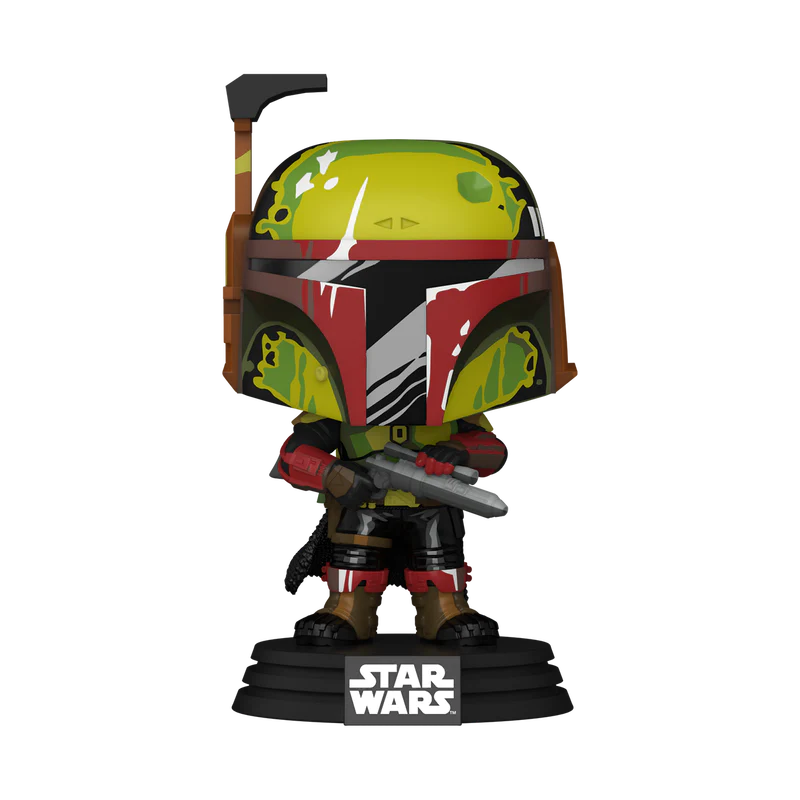 Pop Star Wars Book Of Boba Fett Boba Fett Retro Figure