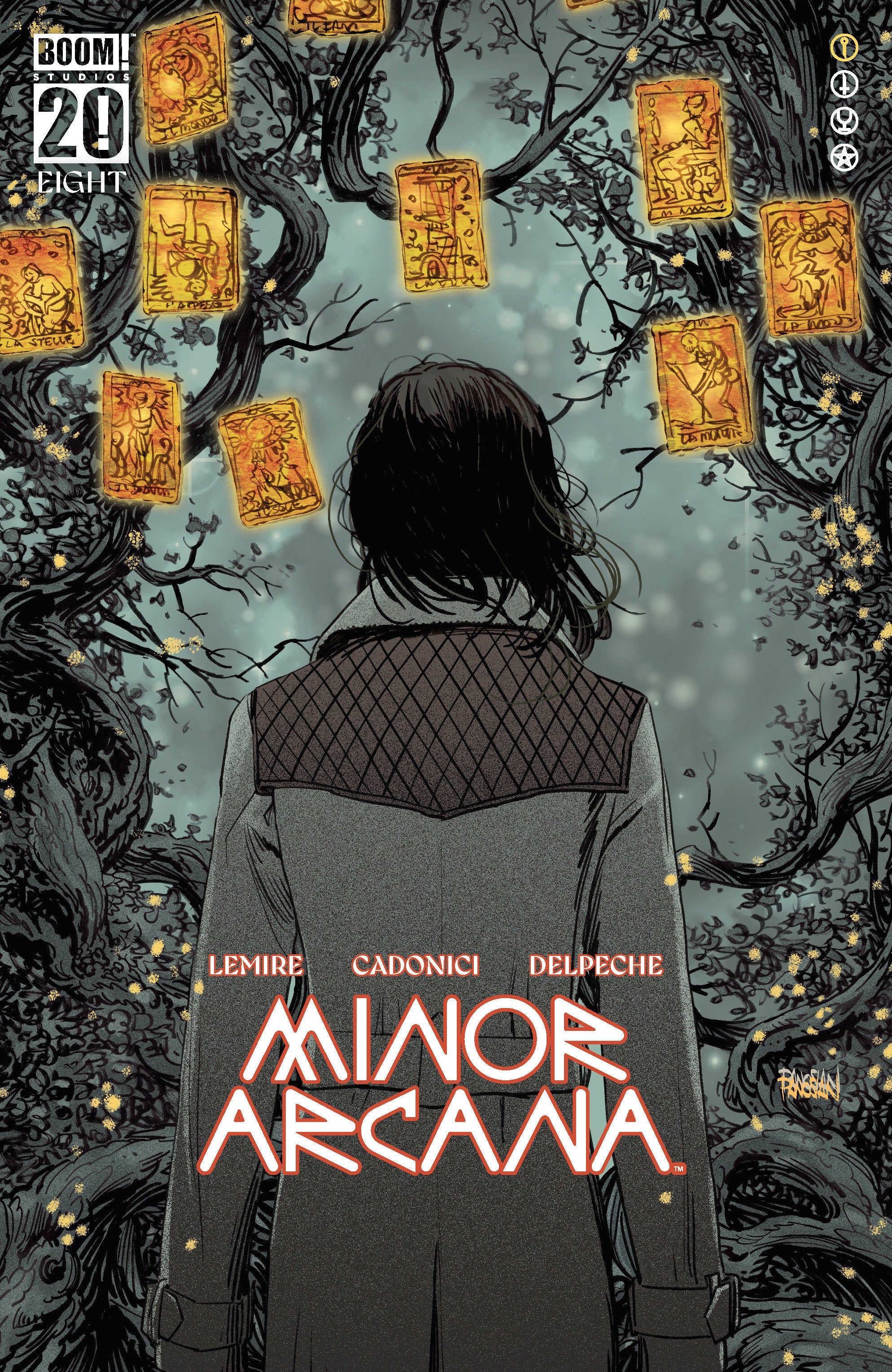Minor Arcana #8 C Boom 20th Anniversary Variant (Dressed, Panosian)