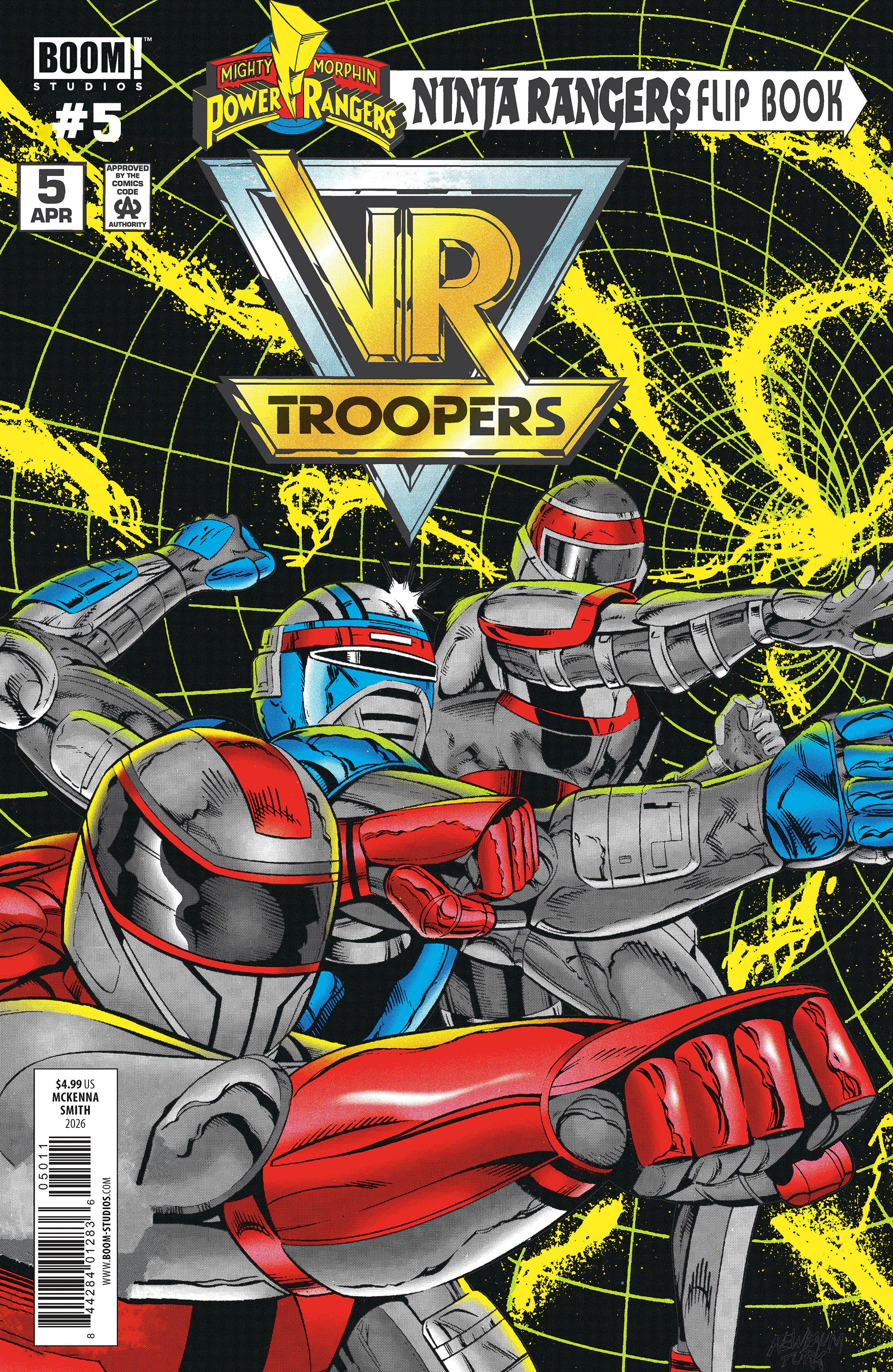 Vr Troopers/Power Rangers Flipbook Facsimile Edition #5 A Main (Dressed, Smith & Mc Kenna)