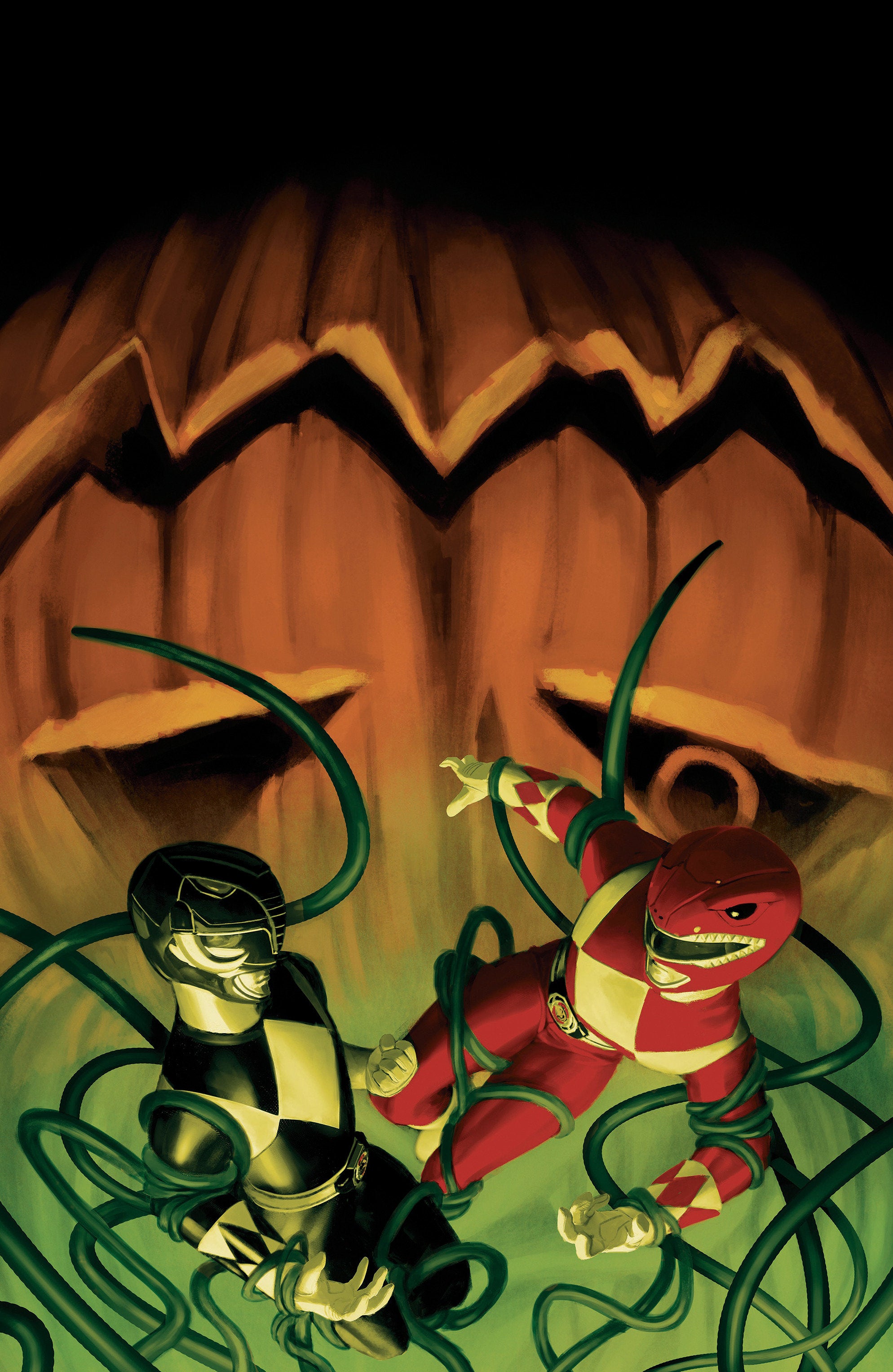 Mighty Morphin Power Rangers Halloween Special #1 C Variant (Full Art, Foil, Mercado)