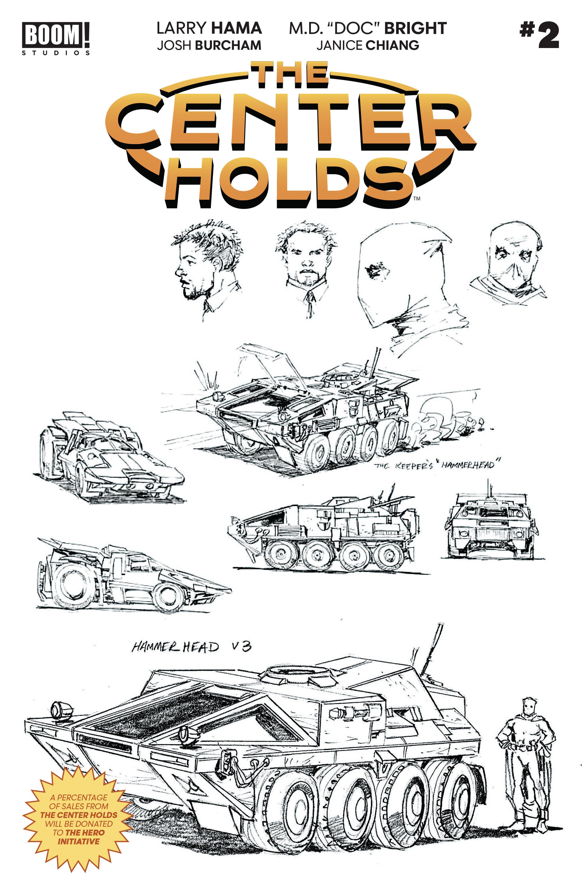 The Center Holds #2 D Foc Reveal Variant (Dressed, Bright)