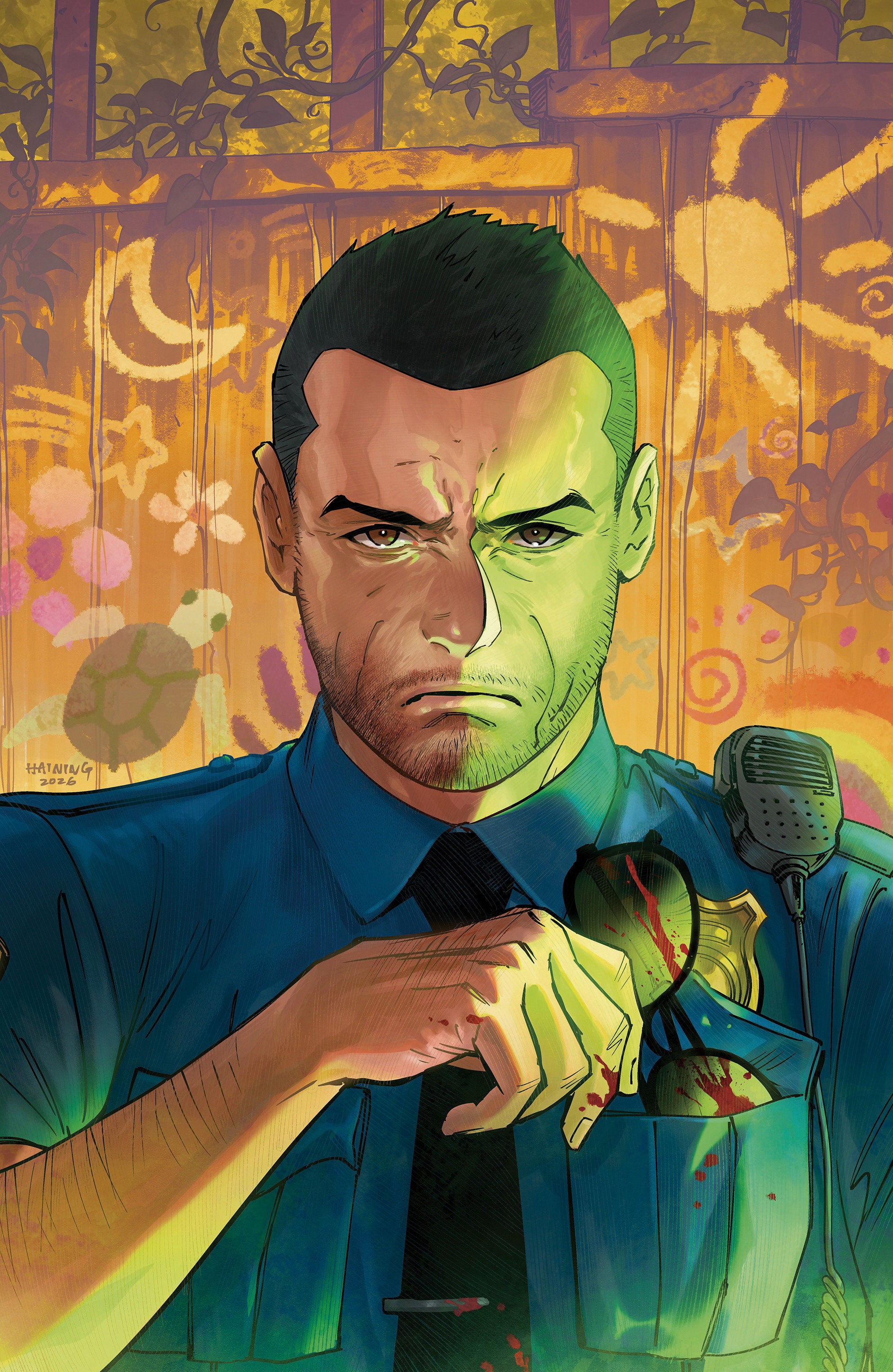 Neighborhood Watch #4 D Unlimited Variant (Full Art, Haining)