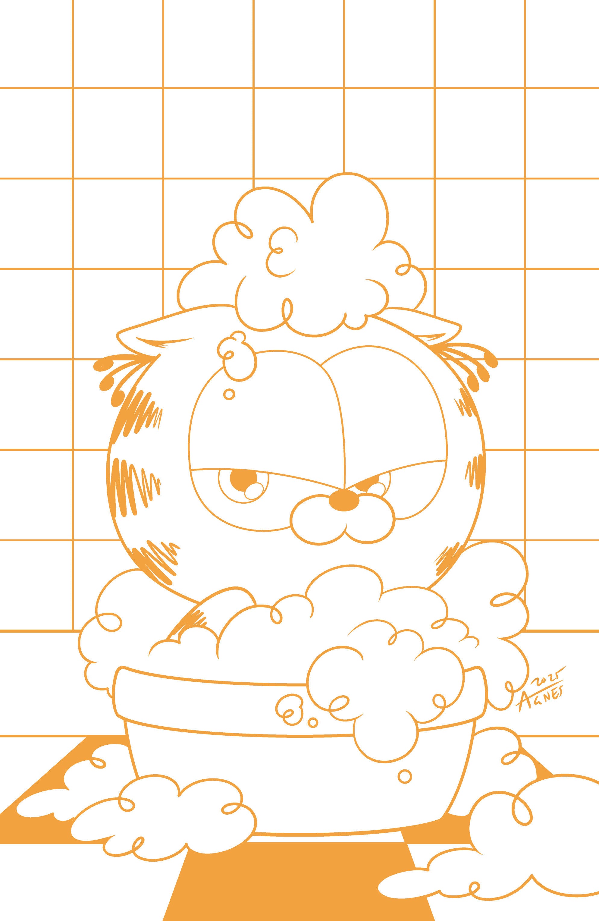 Baby Garfield #4 Cover E Agnes Garbowska Virgin Variant