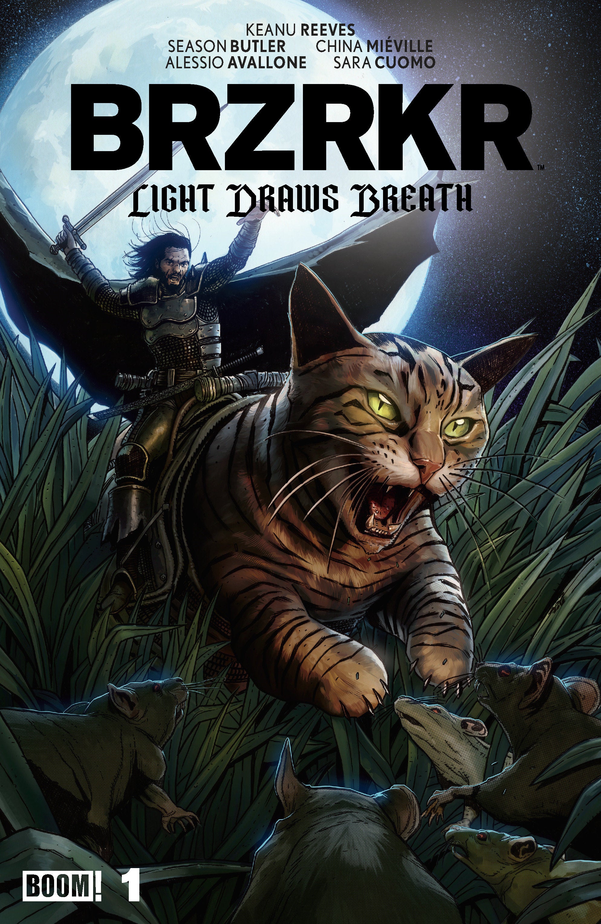 BRZRKR: Light Draws Breath #1 Cover I Sedat Oezgen Variant