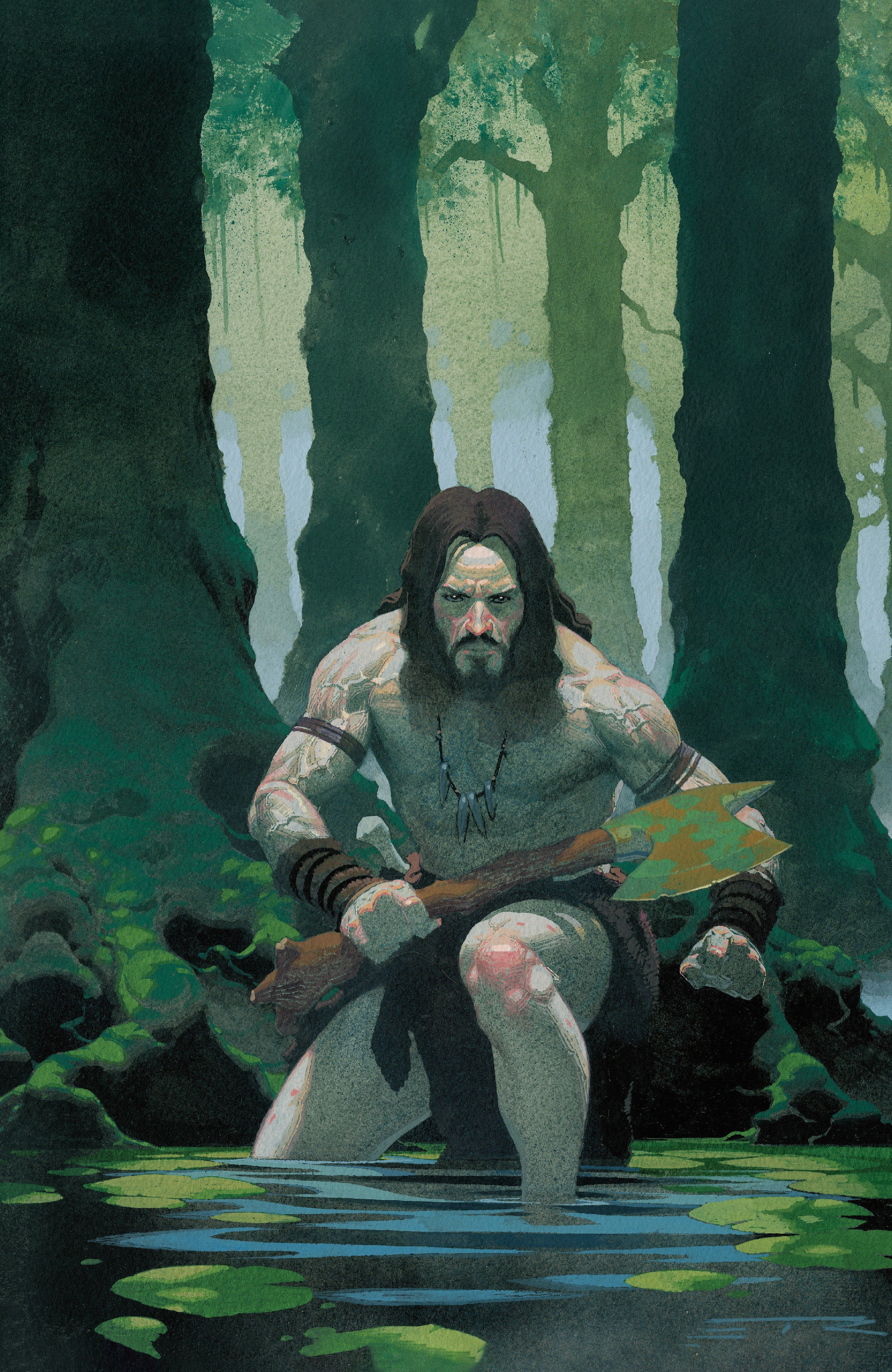 BRZRKR: Light Draws Breath #1 Cover J Esad Ribic Virgin Unlimited Variant