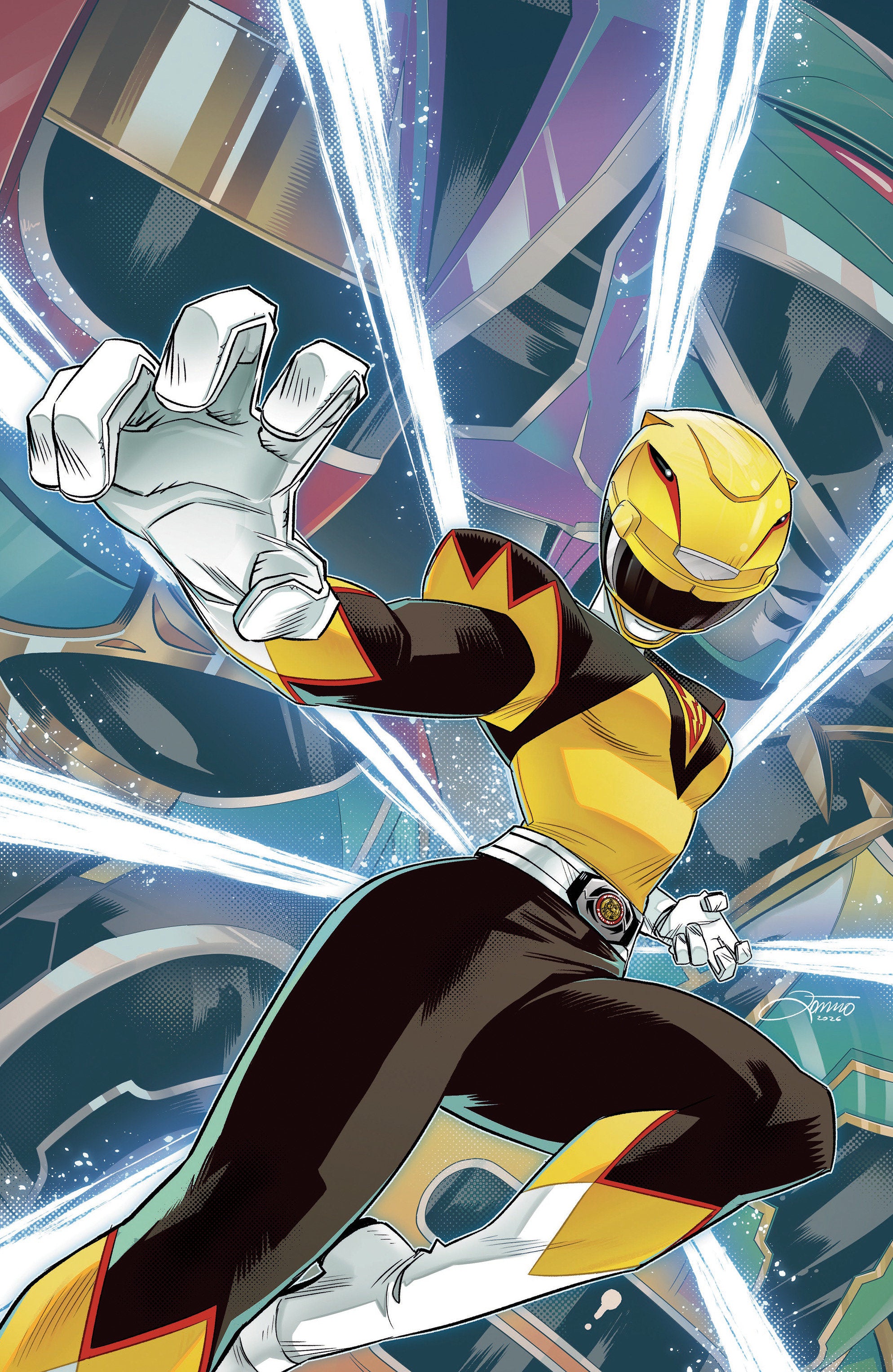 Power Rangers Unlimited #1 Cover E Alessio Zonno Foil Virgin Variant