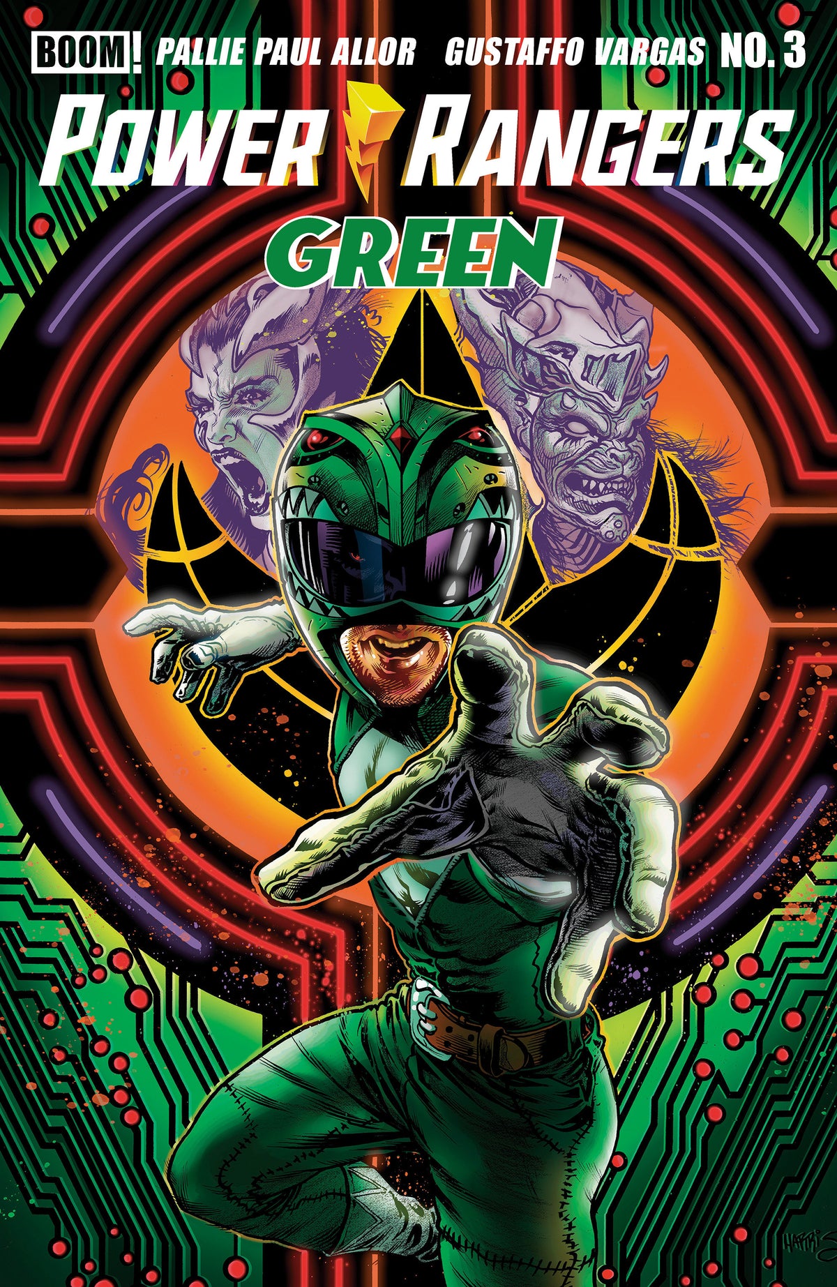Power Rangers Green #3 Cover A Tony Harris
