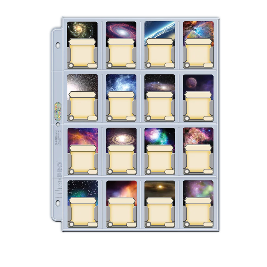 Platinum Series 16-Pocket Pages (100ct) for 41mm x 63mm Cards