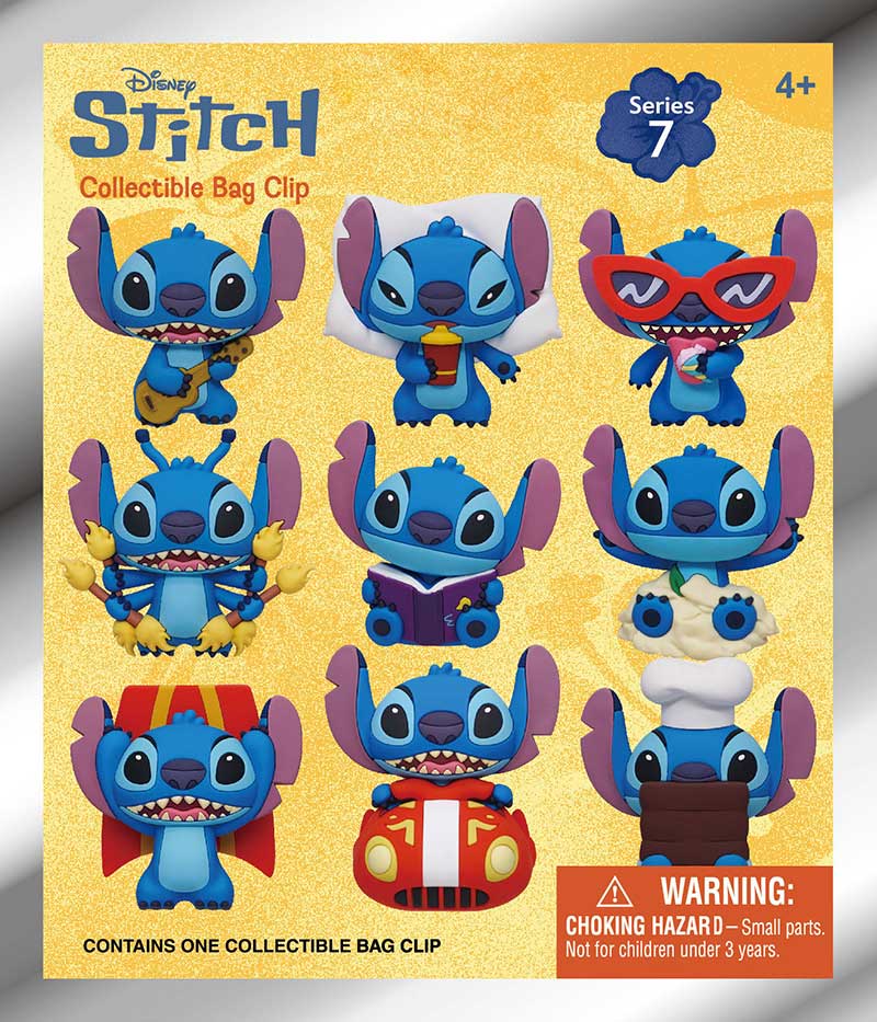 LILO & STITCH SERIES 7 3D FOAM BAG CLIP