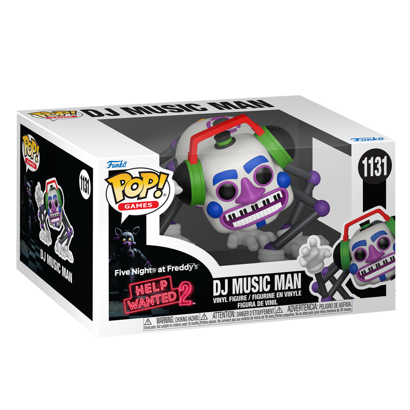 Pop! Games: Five Nights at Freddy's Help Wanted 2 DJ Music Man Vinyl Figure