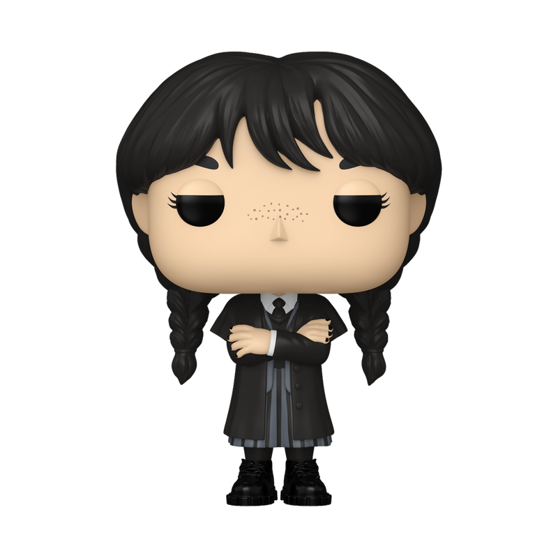 Pop! TV: Wednesday Addams (Black Coat) Vinyl Figure