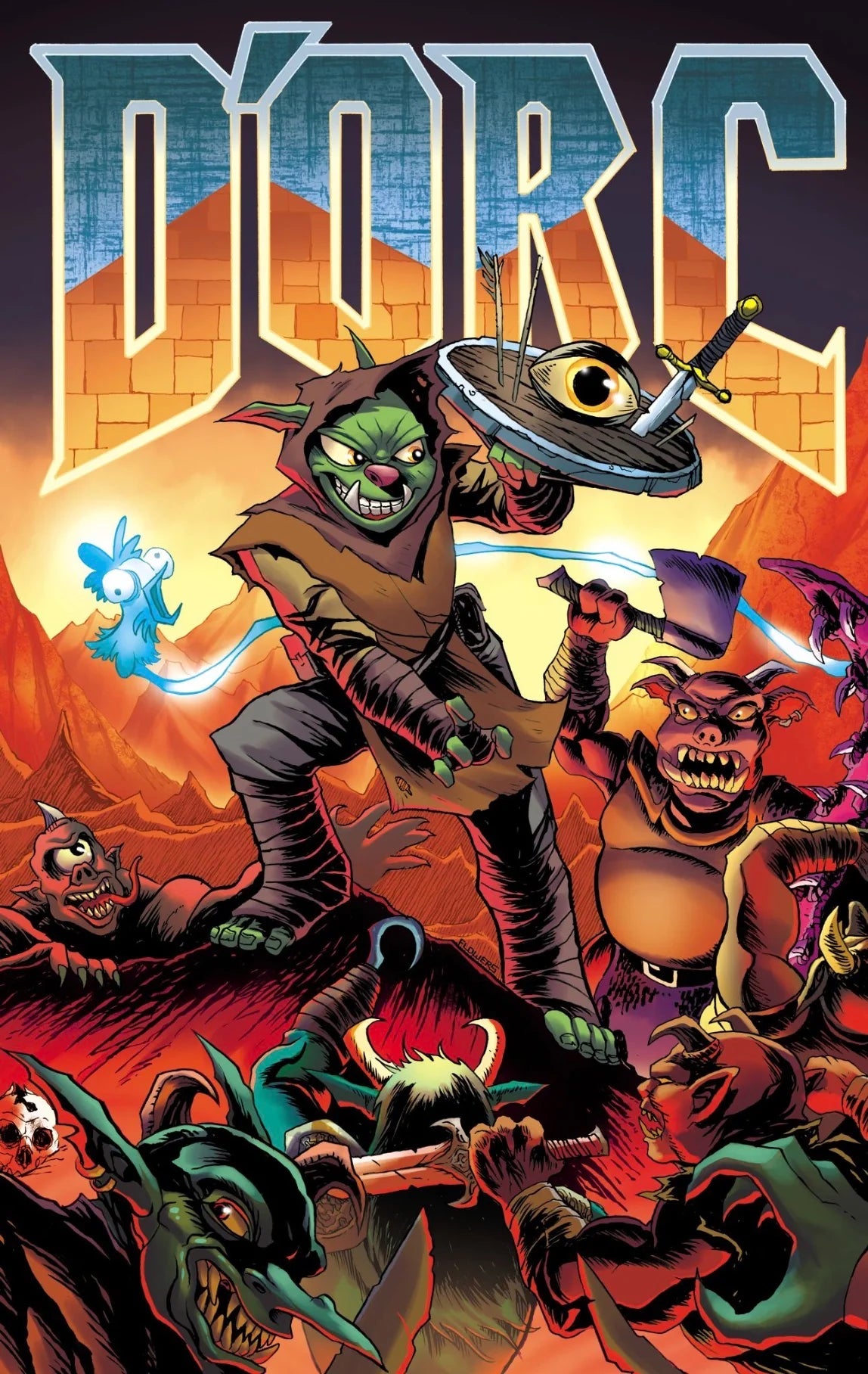 Dorc #5 Cover Zb Jason Flowers “DOOM HOMAGE” Exclusive Variant (Limited to 400)