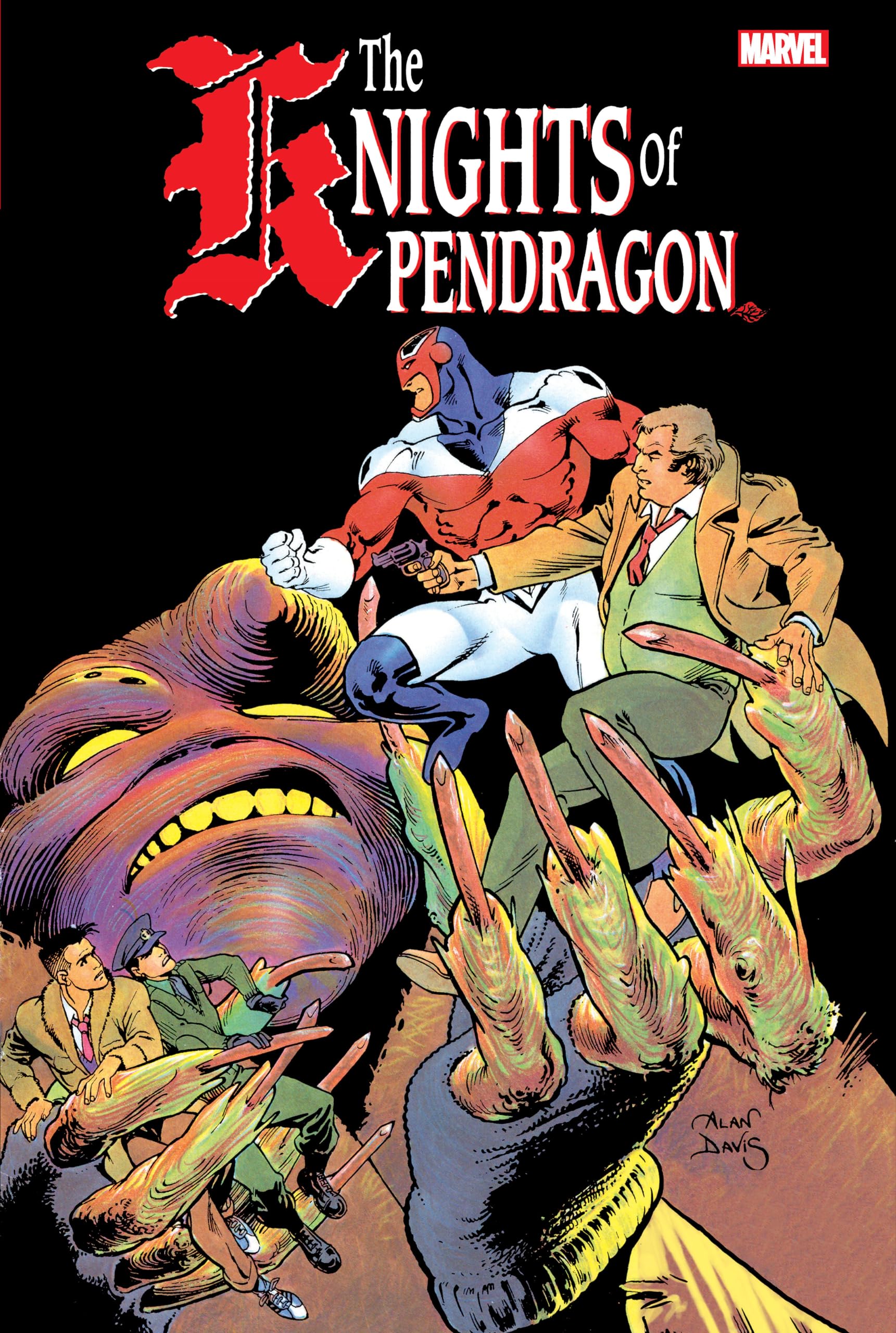 Knights Of Pendragon Omnibus Hardcover Alan Davis First Series Cover