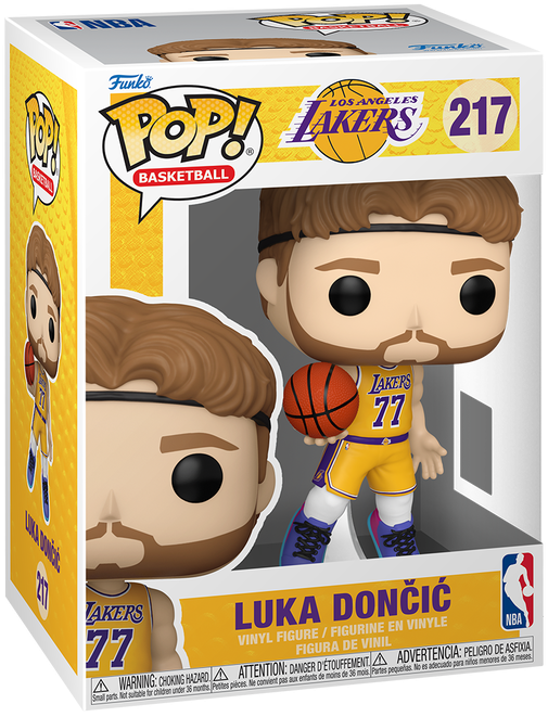 Pop! Basketball: NBA Los Angeles Lakers Luka Dončić (2025 Icon Edition Uniform) Vinyl Figure