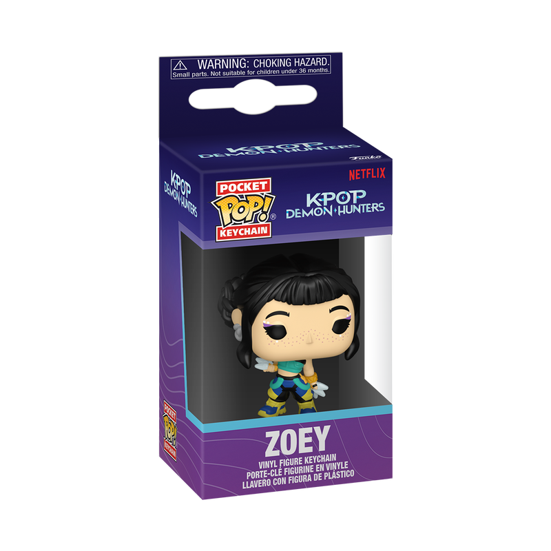 KPop Demon Hunters Pop! Keychain Zoey