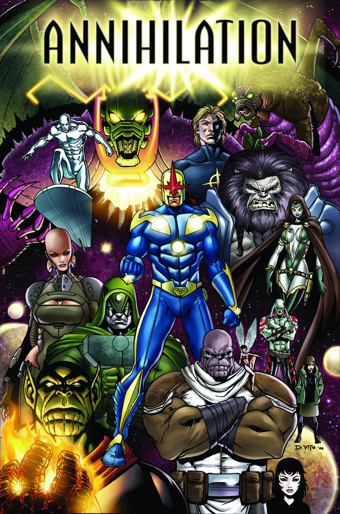 Annihilation Omnibus Hardcover Andrea Di Vito Cover [New Printing 3, Direct Market Only]