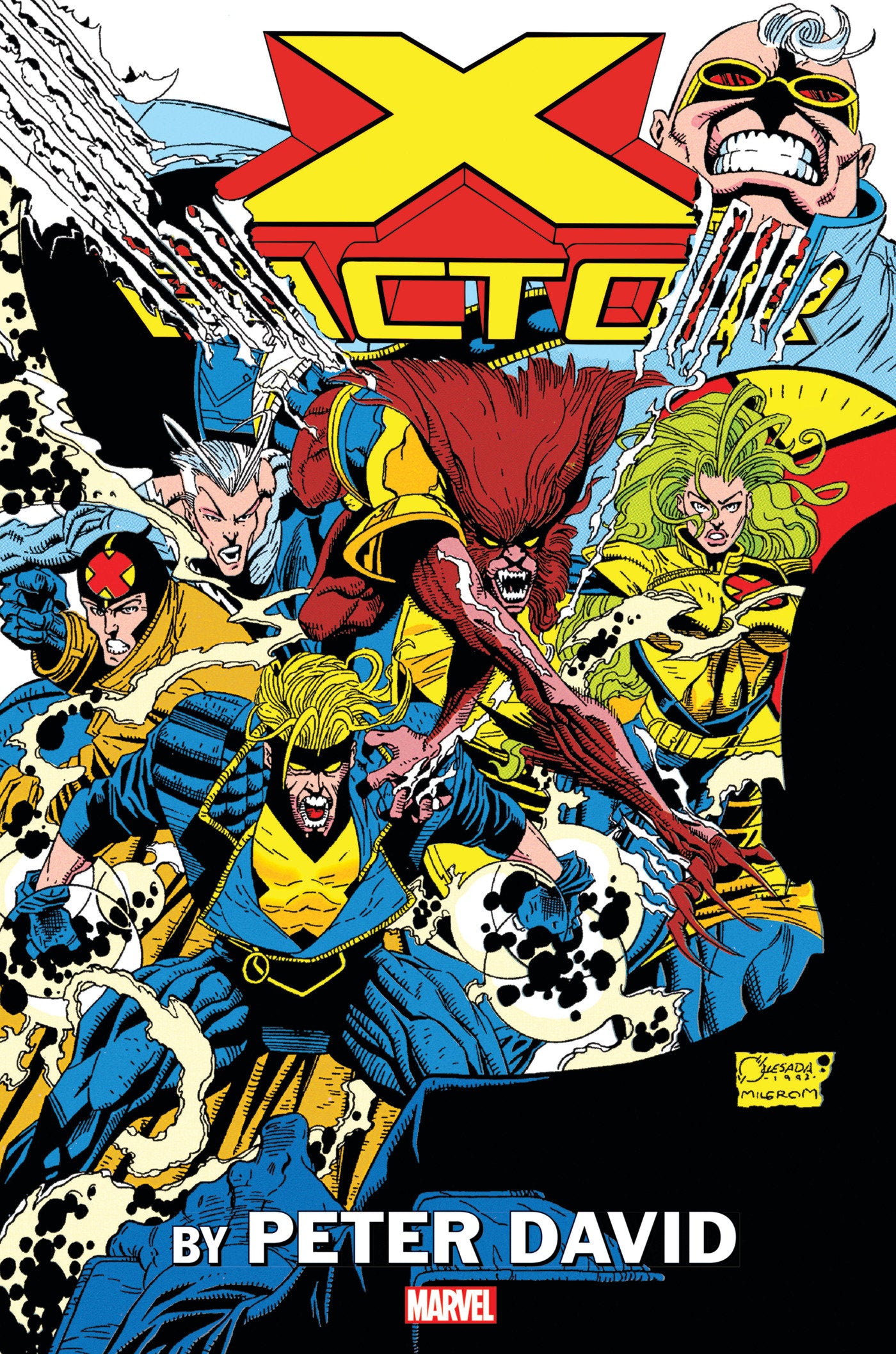 X-Factor By Peter David Omnibus Hardcover Volume 01 Joe Quesada Cover [New Printing, Direct Market Only]