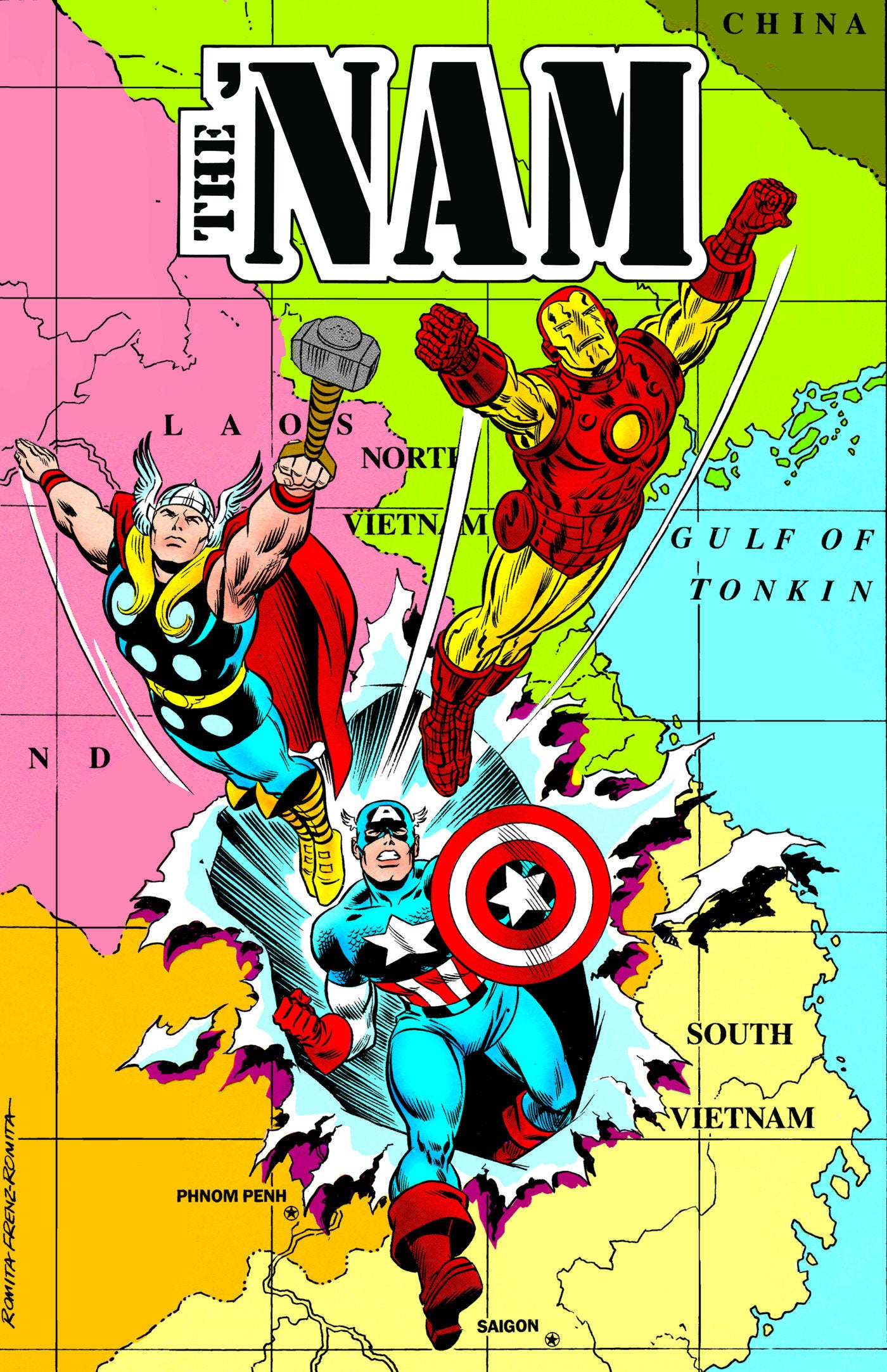 The 'Nam: 1966-1969 Omnibus Hardcover Ron Frenz Cover [Direct Market Only] (Mature)