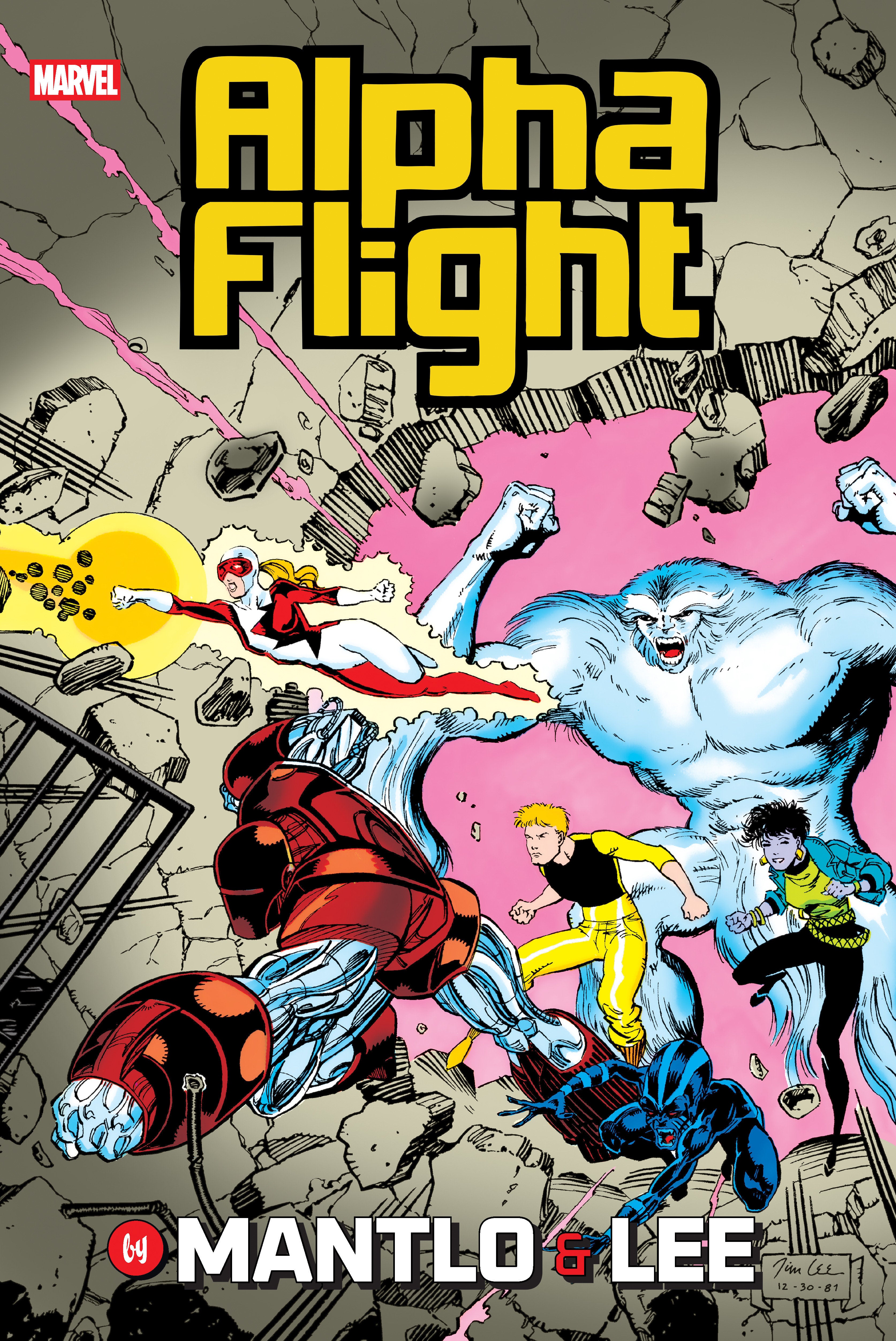 Alpha Flight By Mantlo & Lee Omnibus Jim Lee Cover