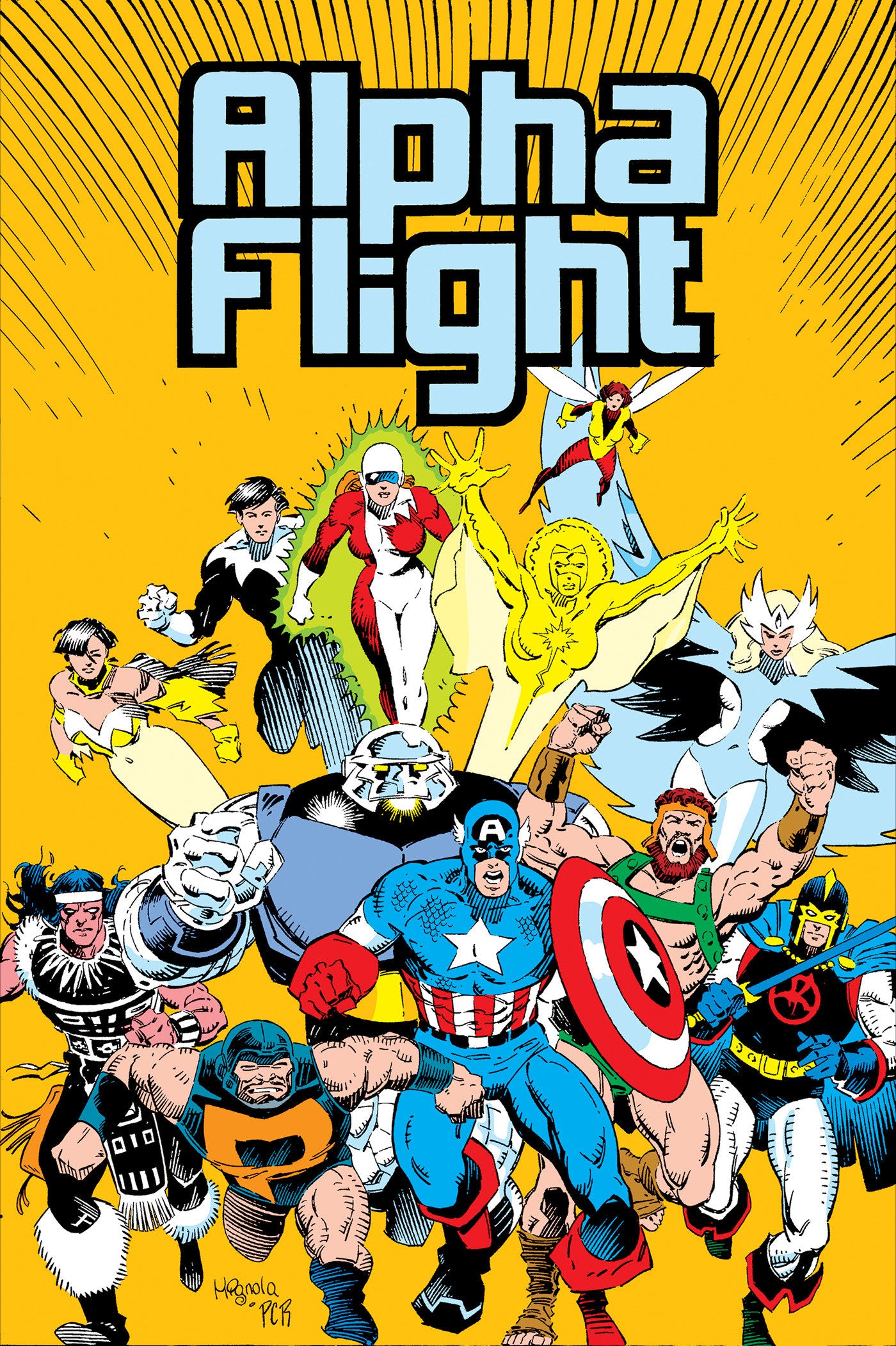 Alpha Flight By Mantlo & Lee Omnibus Mike Mignola Cover [Direct Market Only]