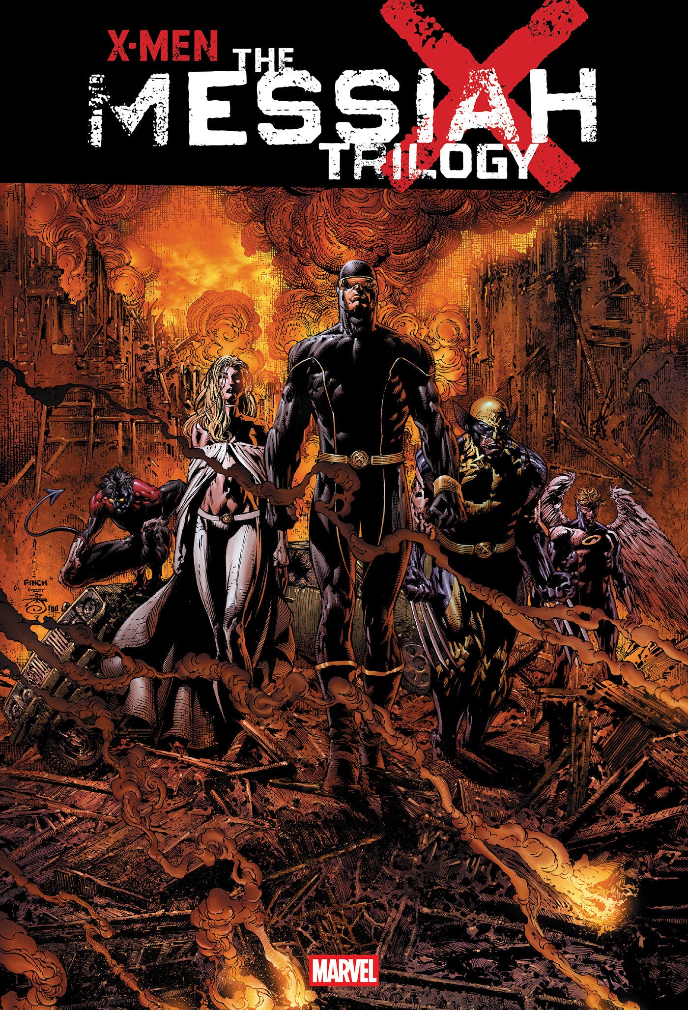 X-Men: The Messiah Trilogy Omnibus Hardcover David Finch Cover