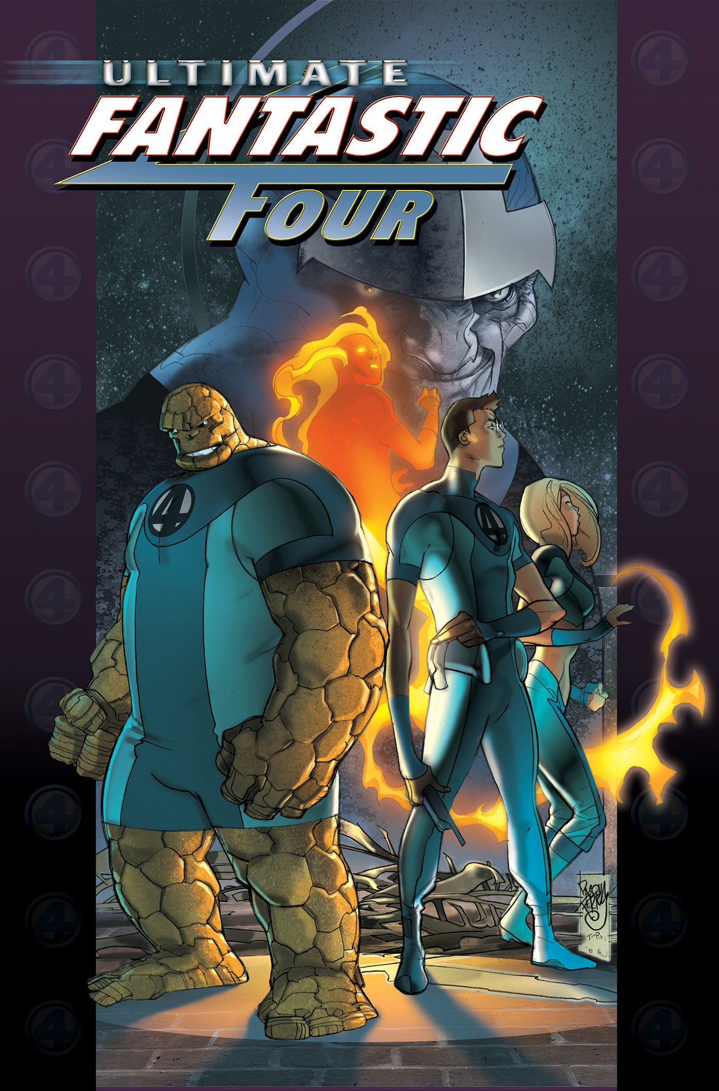 Ultimate Fantastic Four Omnibus Hardcover Volume 02 Pasual Ferry Thanos Cover [Direct Market Only]
