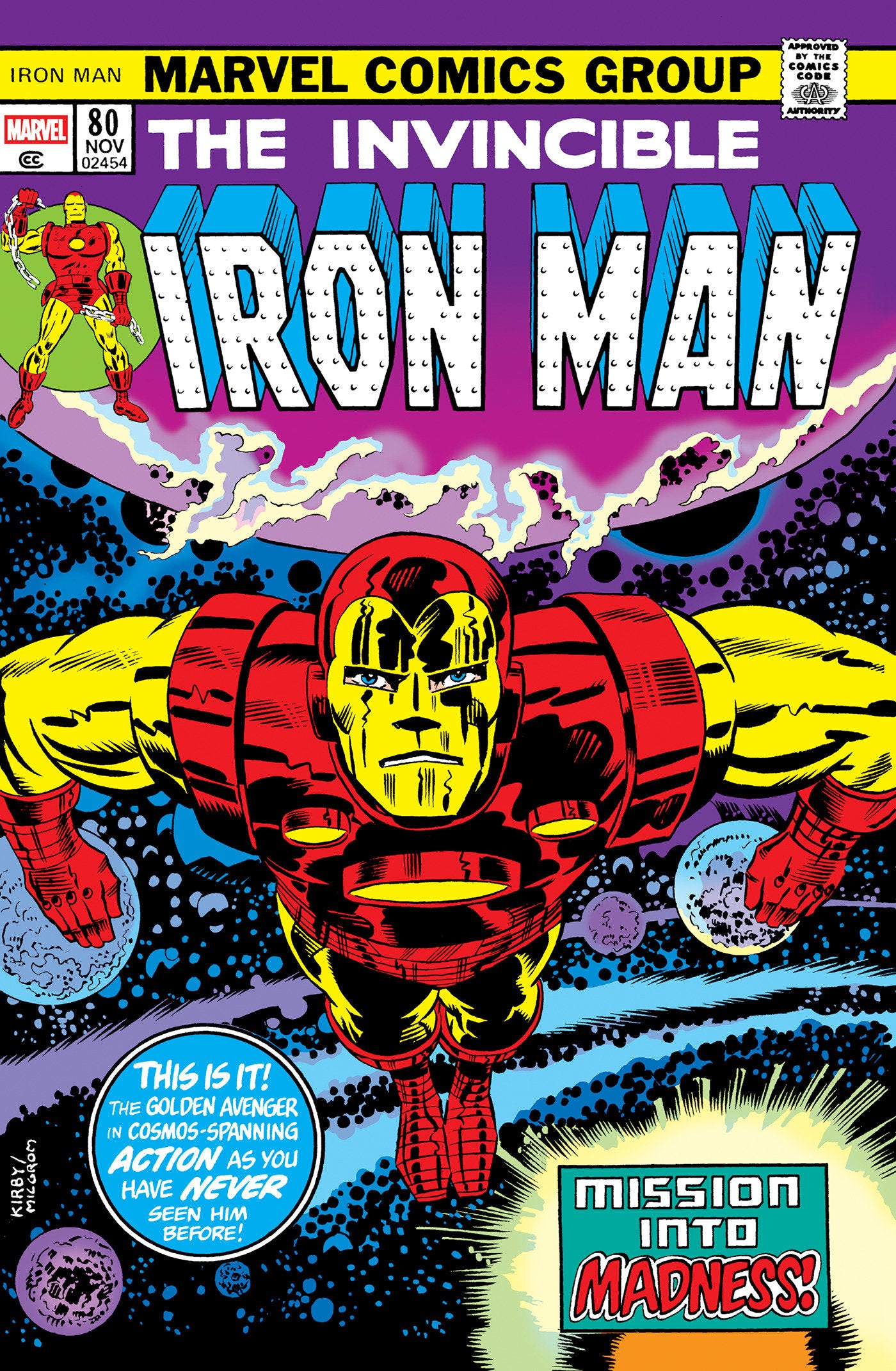 Invincible Iron Man Omnibus Hardcover Volume 04 Jack Kirby Cover [Direct Market Only]