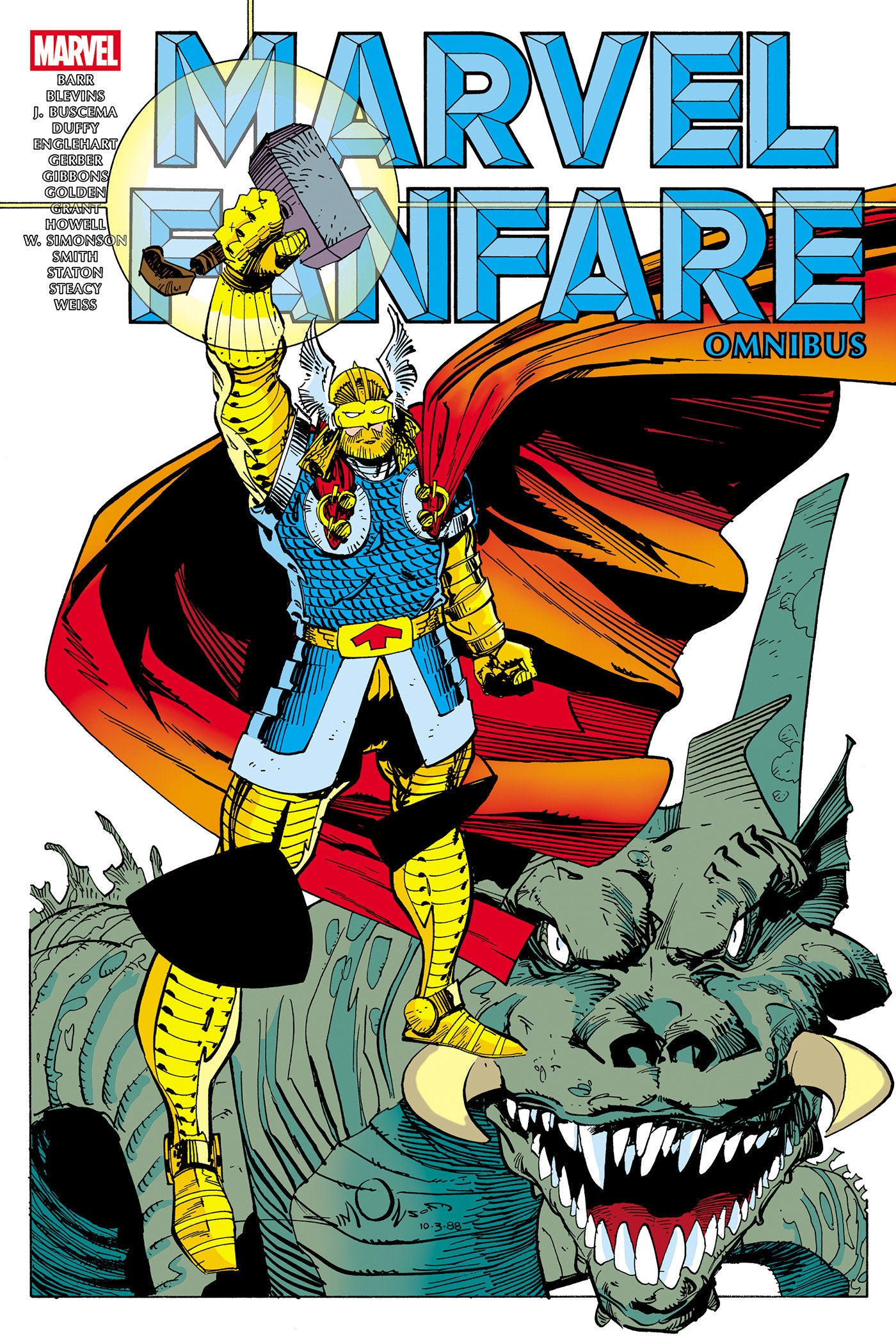 Marvel Fanfare Omnibus Hardcover Volume 03 Walter Simonson Cover [Direct Market Only]