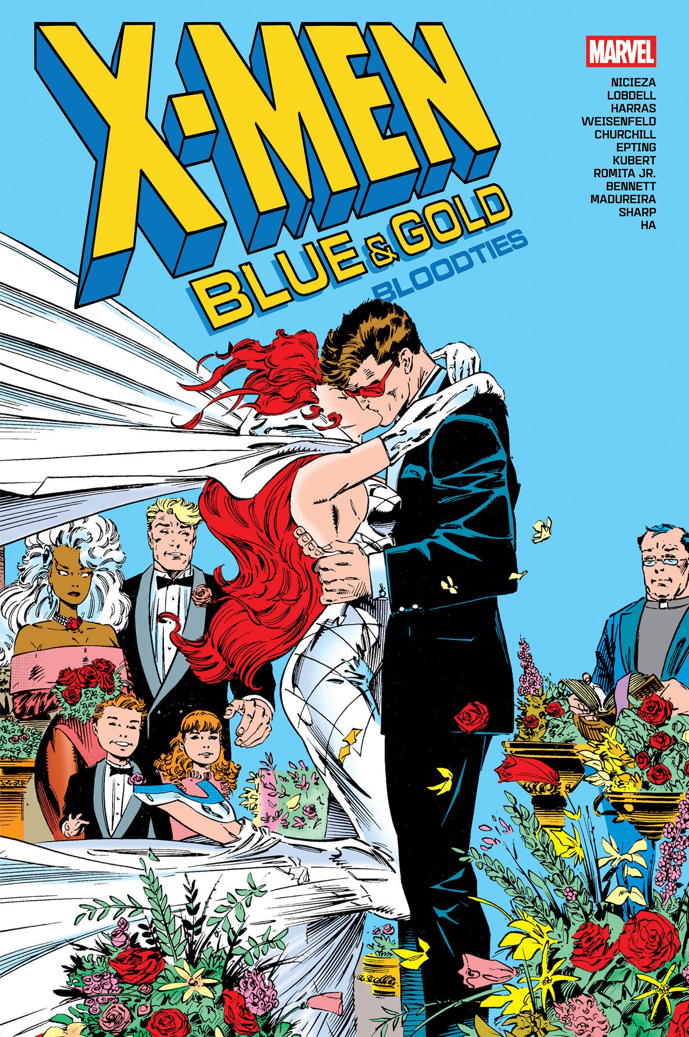 X-Men: Blue & Gold - Bloodties Omnibus Hardcover Andy Kubert Cover