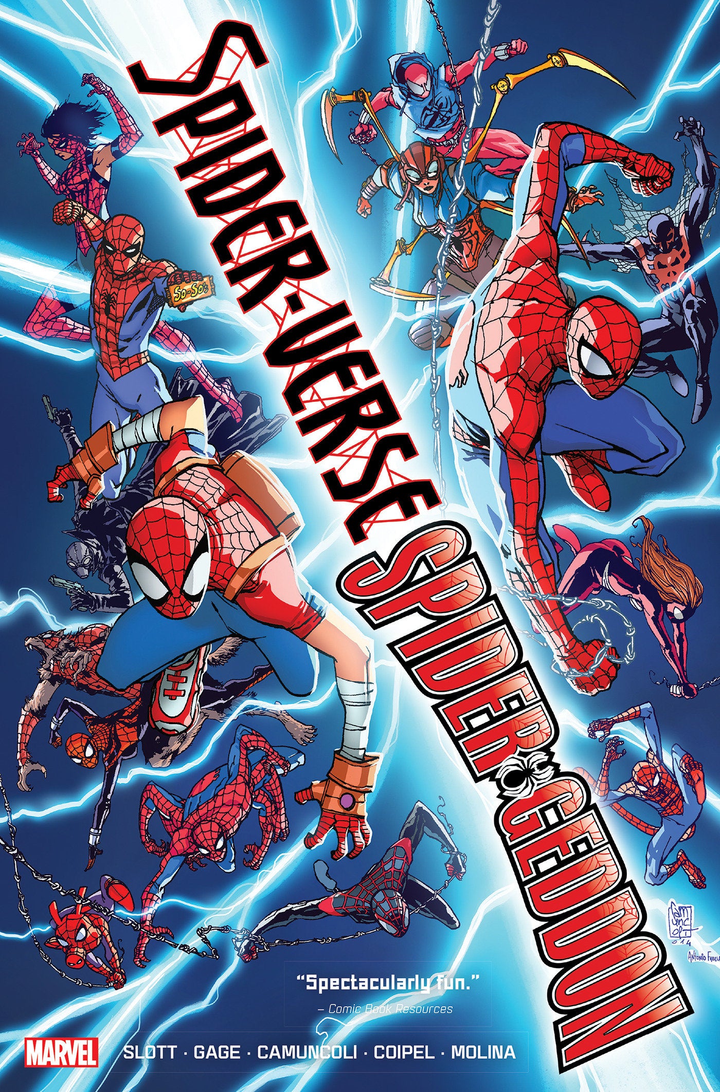 Spider-Verse/Spider-Geddon Omnibus Hardcover Giuseppe Camuncoli Cover [New Printing, Direct Market Only]