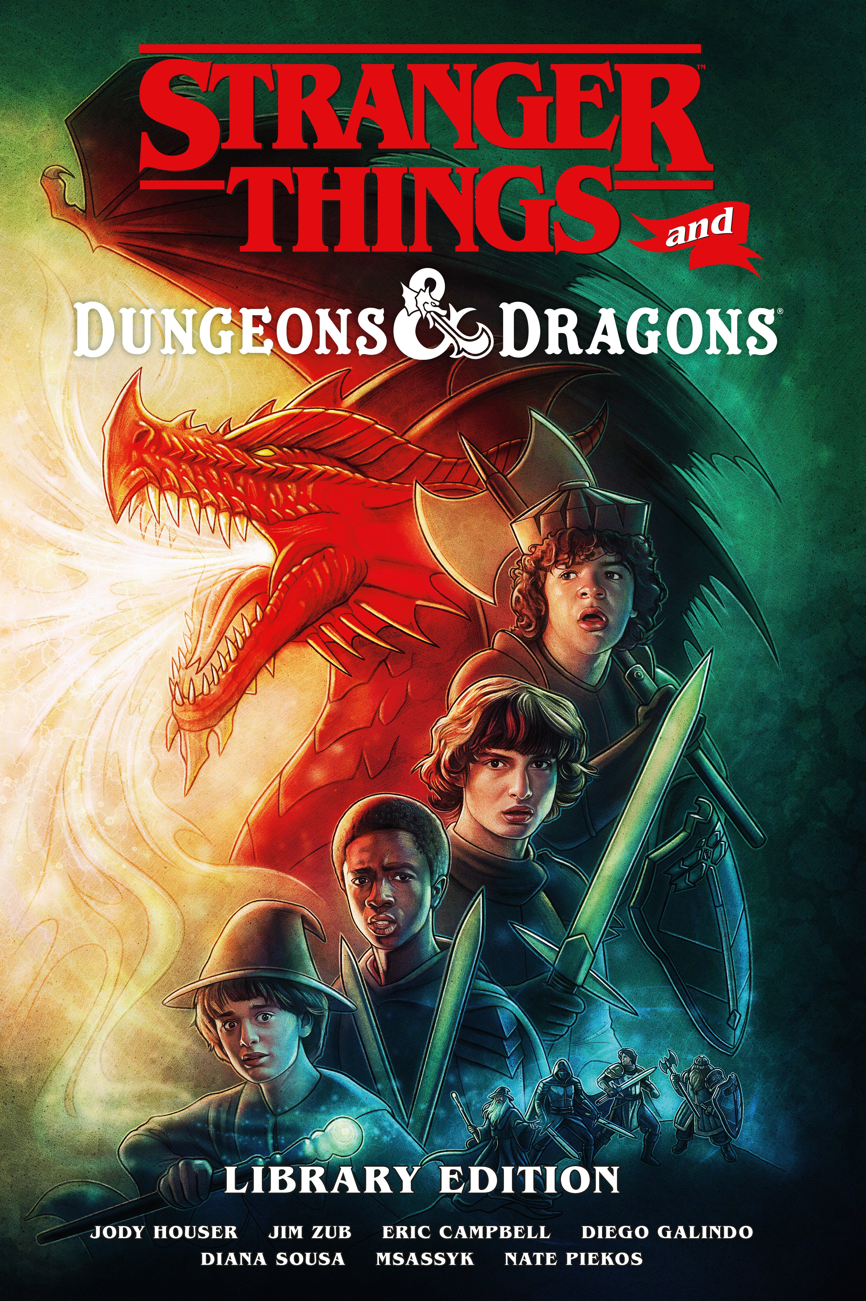 Stranger Things and Dungeons & Dragons Library Edition Hardcover