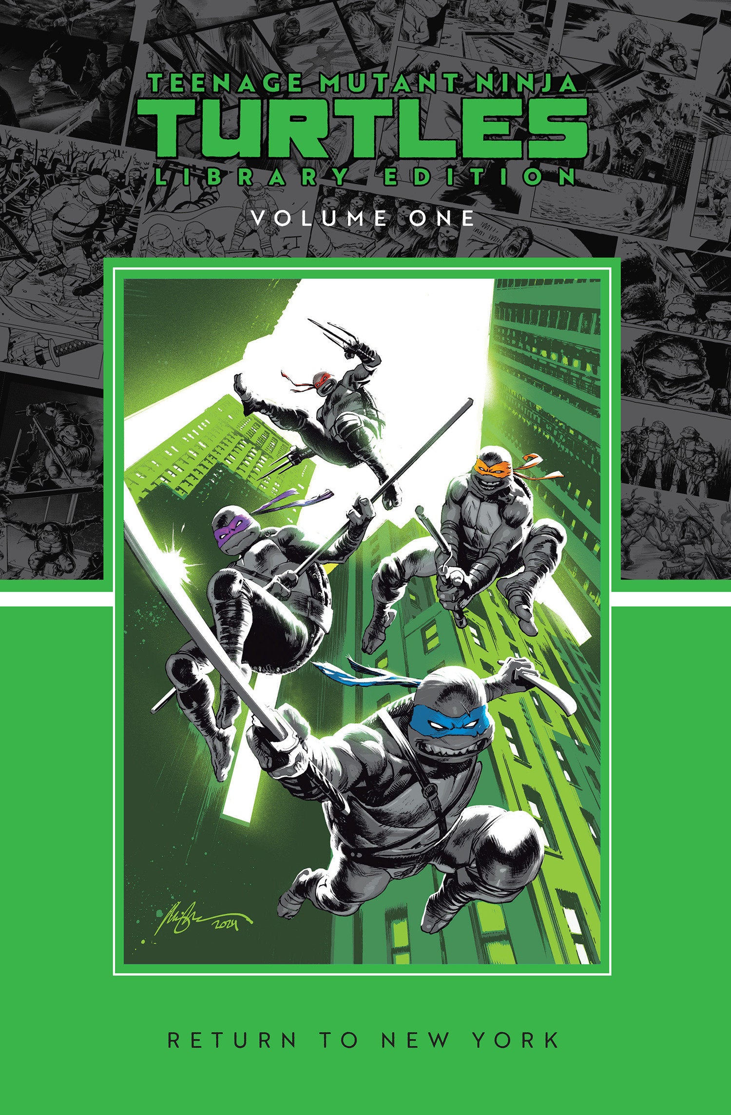 Teenage Mutant Ninja Turtles Volume 01: Return To New York Library Edition Hardcover