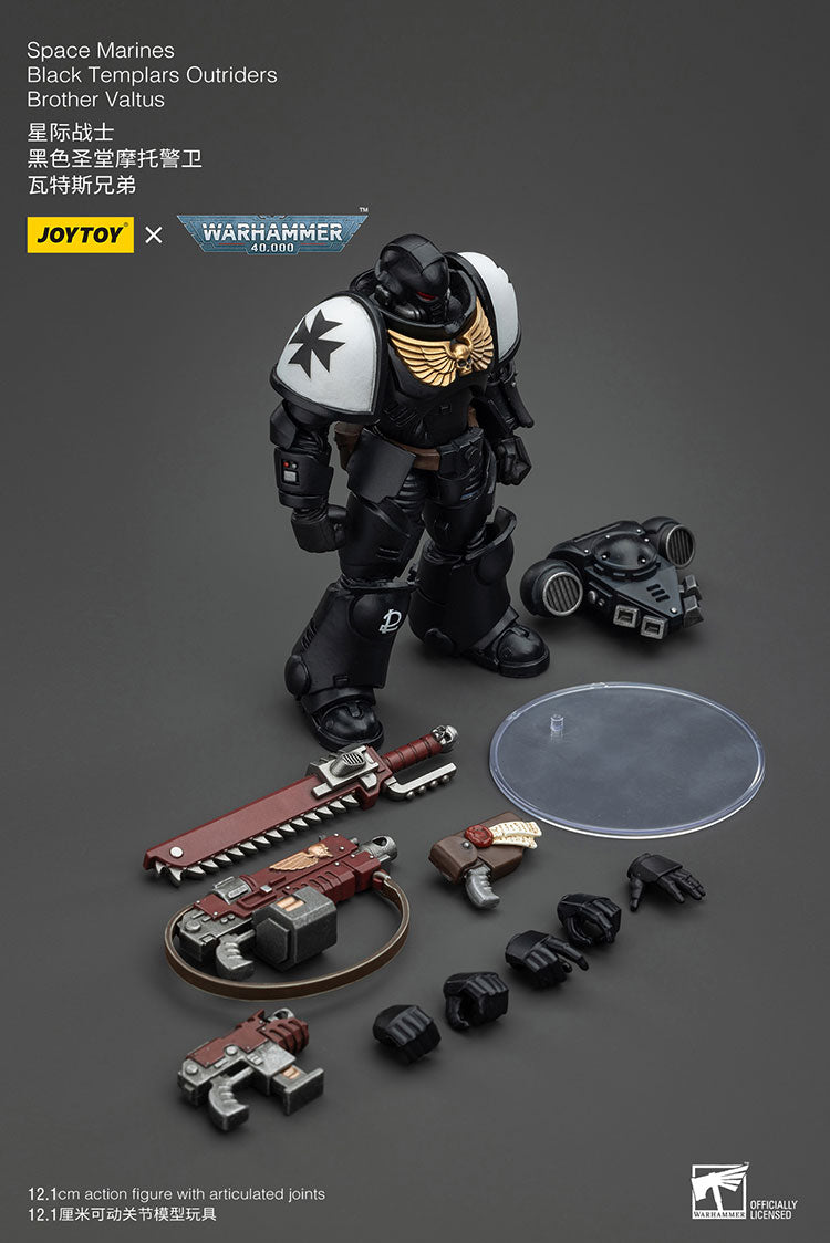 WARHAMMER 40K - JOYTOY - BLACK TEMPLARS - PRIMARIS INTIATE BROTHERS VALTUS
