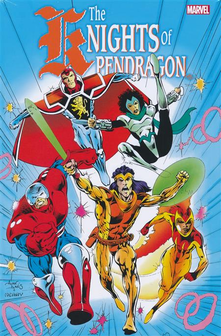 Knights Of Pendragon Omnibus Hardcover Alan Davis Second Series Direct Market Variant