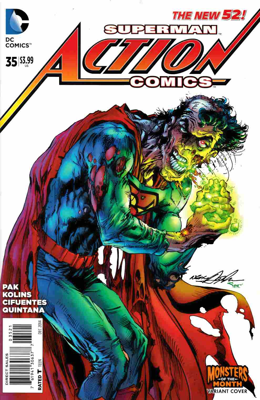 Action Comics #35 Monsters Variant Edition (Doomed)