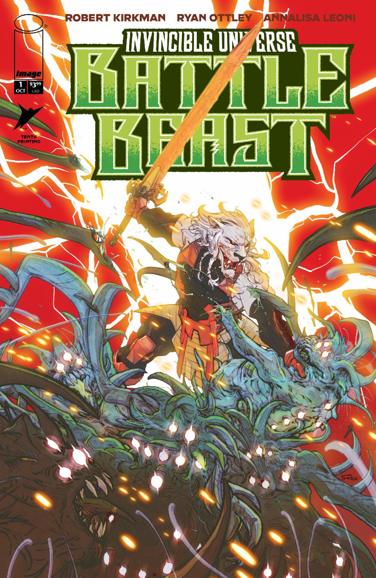 Invincible Universe: Battle Beast #1 10th Printing Cover J Carmine Di Giandomenico