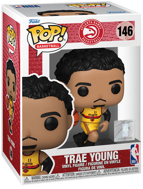 Pop! Basketball: NBA Atlanta Hawks Trae Young (City Edition 2021) Vinyl Figure