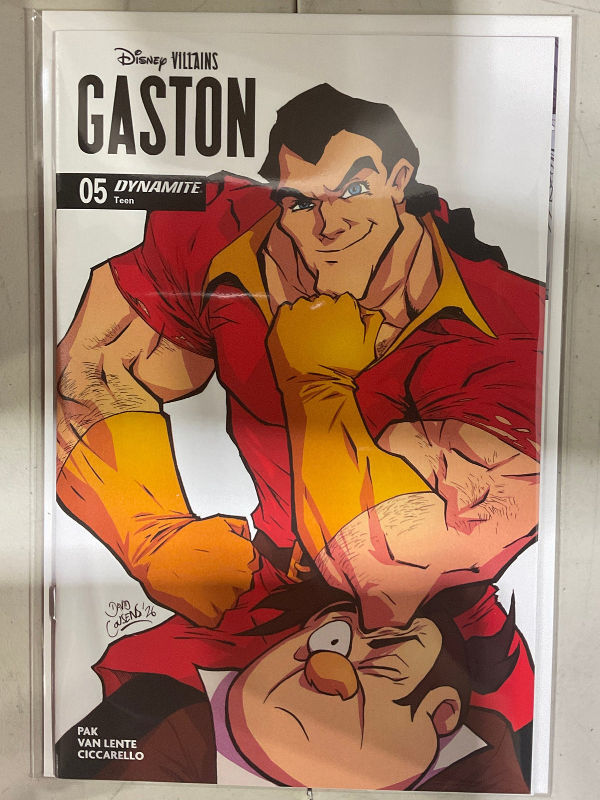 Disney Villains Gaston #5 Cover D David Cousens Variant