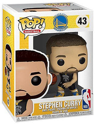 Pop! Basketball: NBA Golden State Warriors Stephen Curry (Town Jersey) Vinyl Figure
