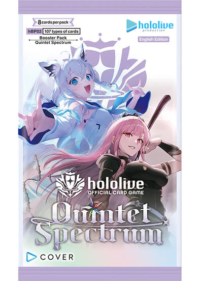 Hololive Card Game - Quintet Spectrum Booster Pack - English