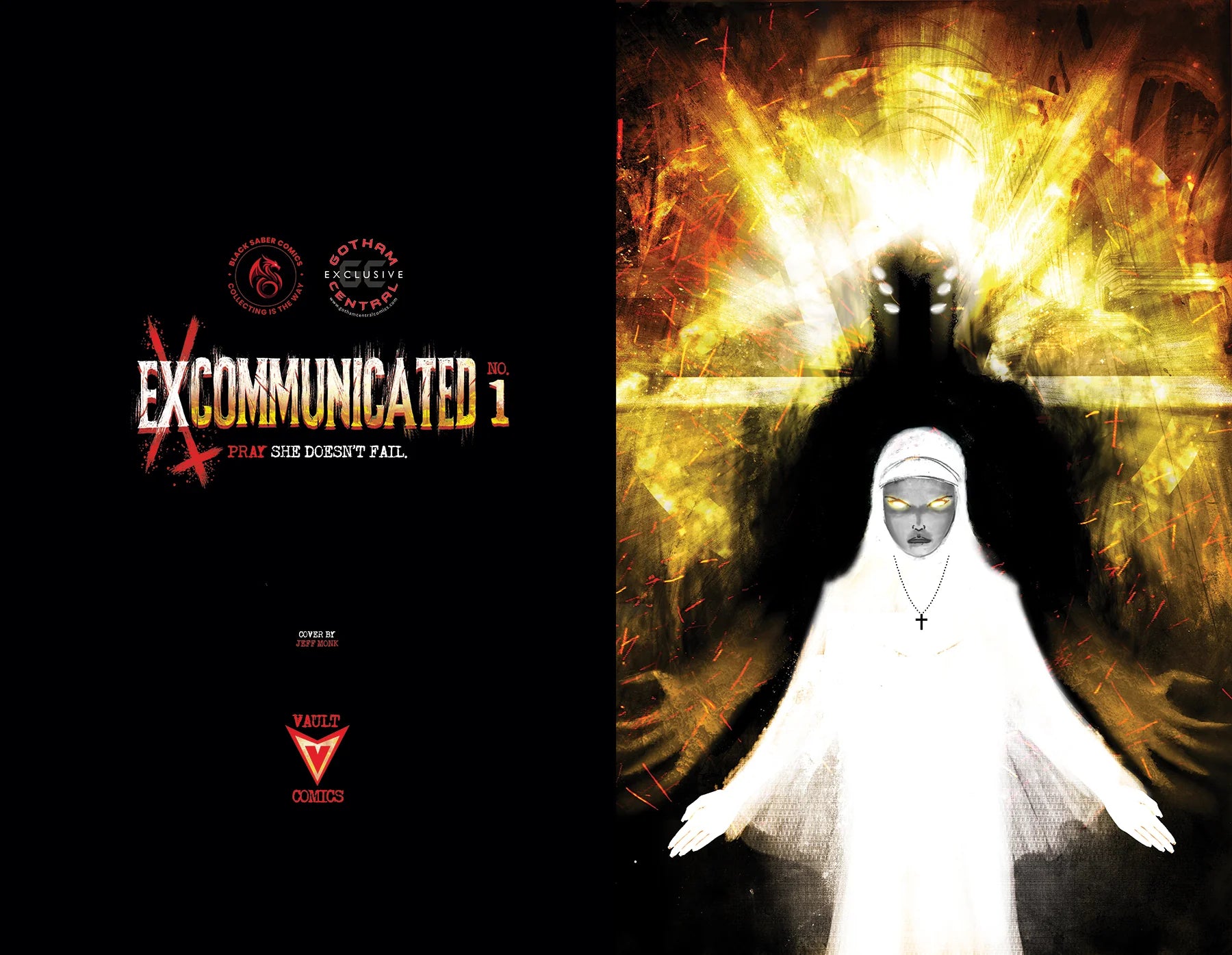 Excommunicated #1 Jeff Monk Virgin Foil Exclusive Variant