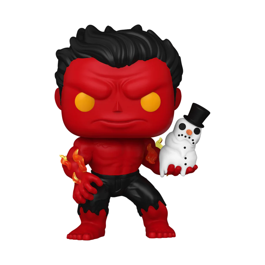 Pop! Marvel Holiday Red Hulk Vinyl Figure