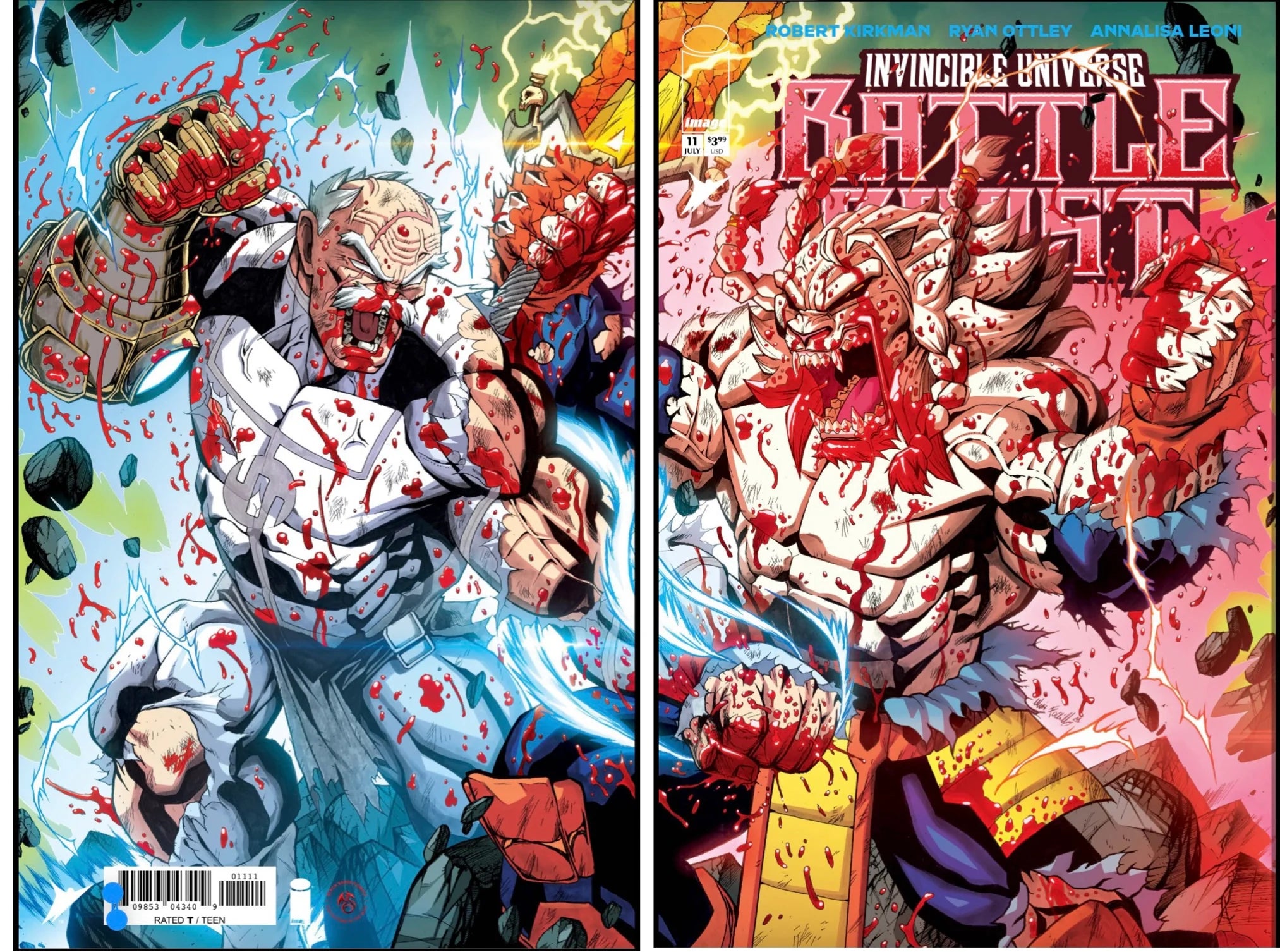 Invincible Universe Battle Beast #11 Mario Foccillo Wraparound Exclusive Variant