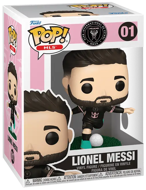Pop! MLS: Inter Miami CF Lionel Messi (Away) Vinyl Figure
