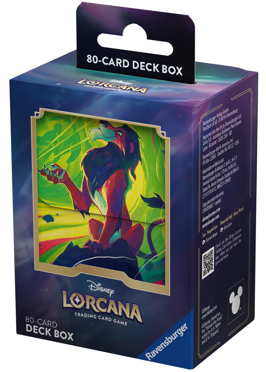 DISNEY LORCANA: DECK BOXES 80CT