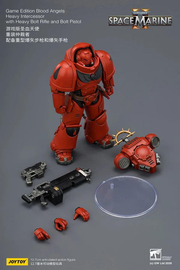 Game Edition Blood Angels Heavy Intercessor with Heavy Bolt Rifle and Bolt Pistol