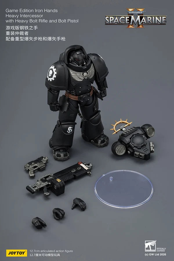 Game Edition Iron Hands Heavy Intercessor with Heavy Bolt Rifle and Bolt Pistol